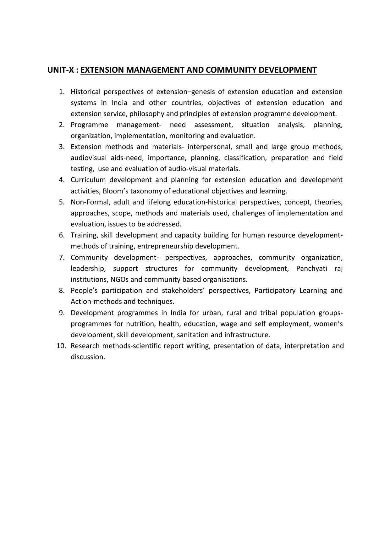 TNSET Syllabus - Home Science - Page 6