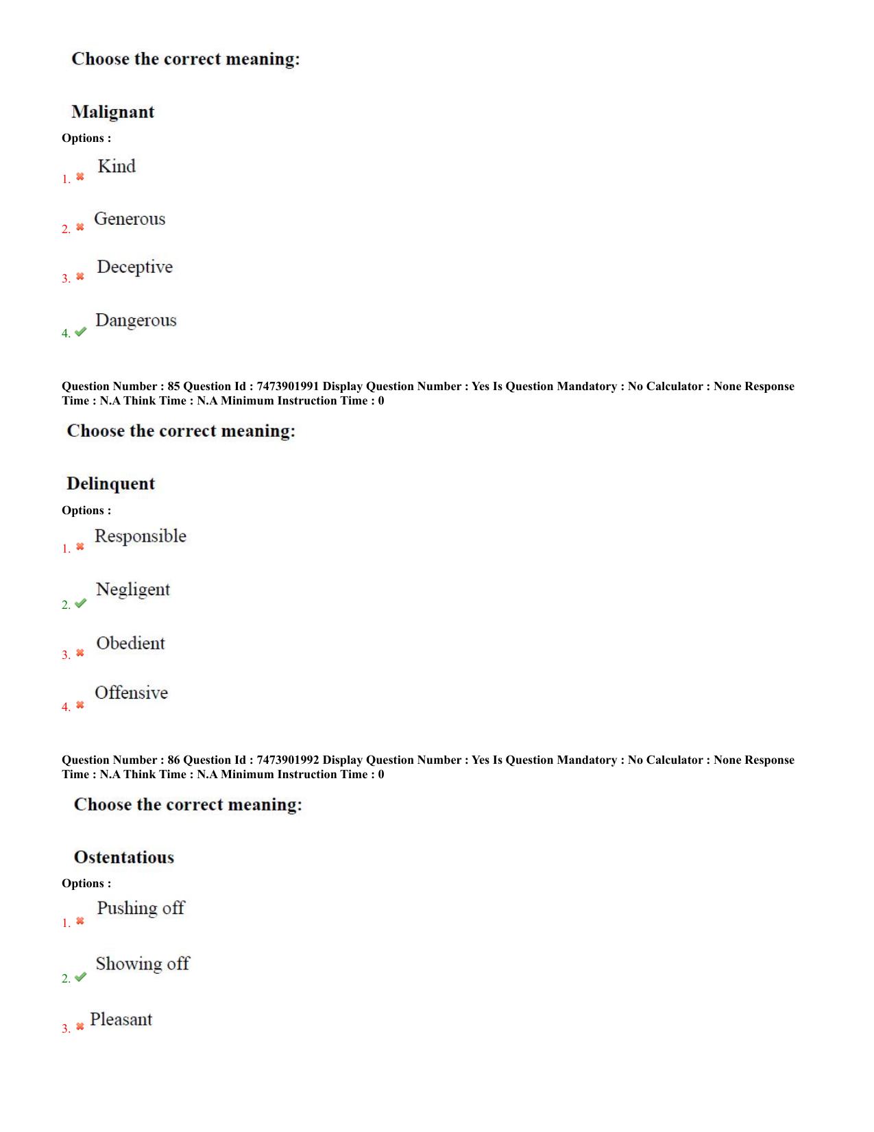 AP ICET 2023 - Shift 1 Question Paper With Preliminary Keys - Page 47