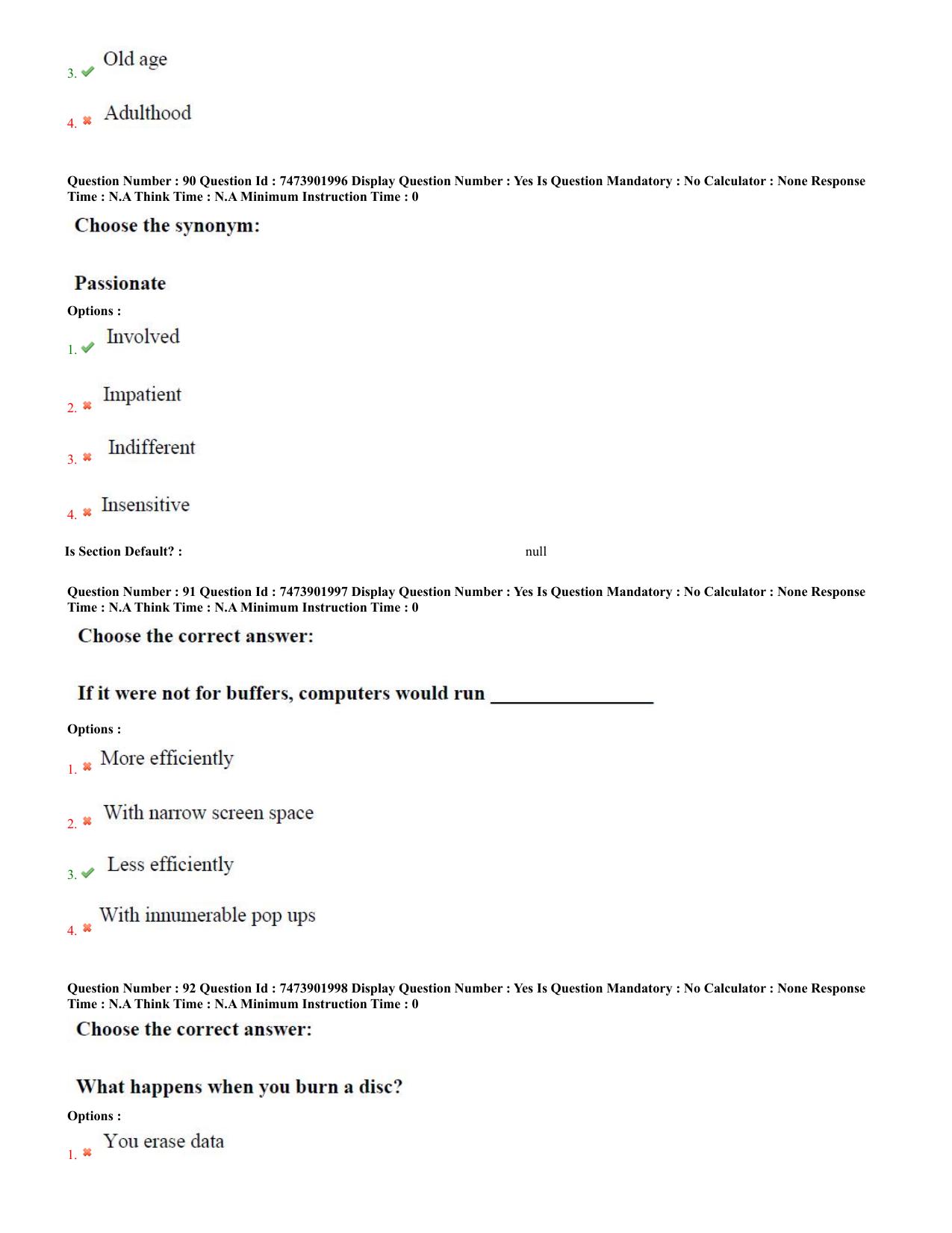 AP ICET 2023 - Shift 1 Question Paper With Preliminary Keys - Page 49