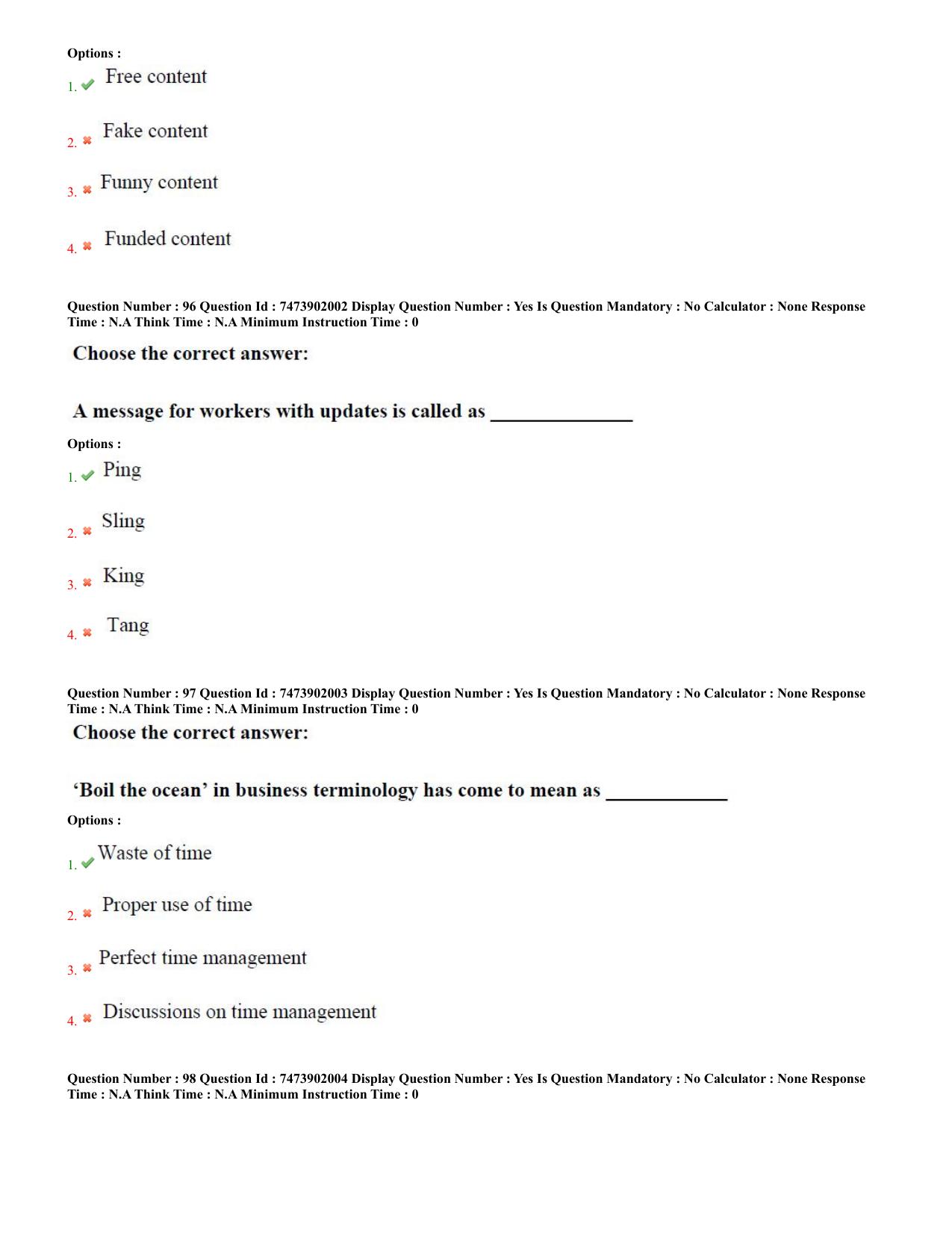AP ICET 2023 - Shift 1 Question Paper With Preliminary Keys - Page 51