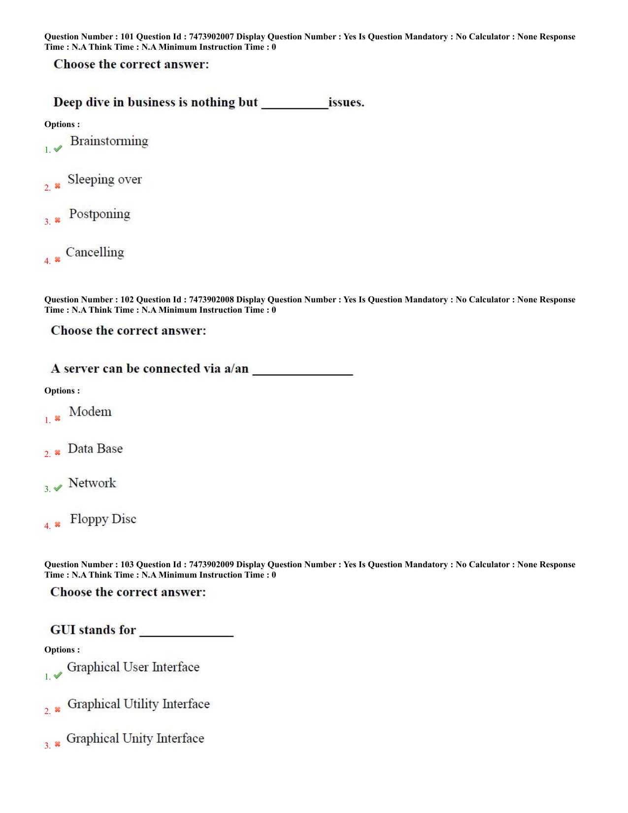 AP ICET 2023 - Shift 1 Question Paper With Preliminary Keys - Page 53