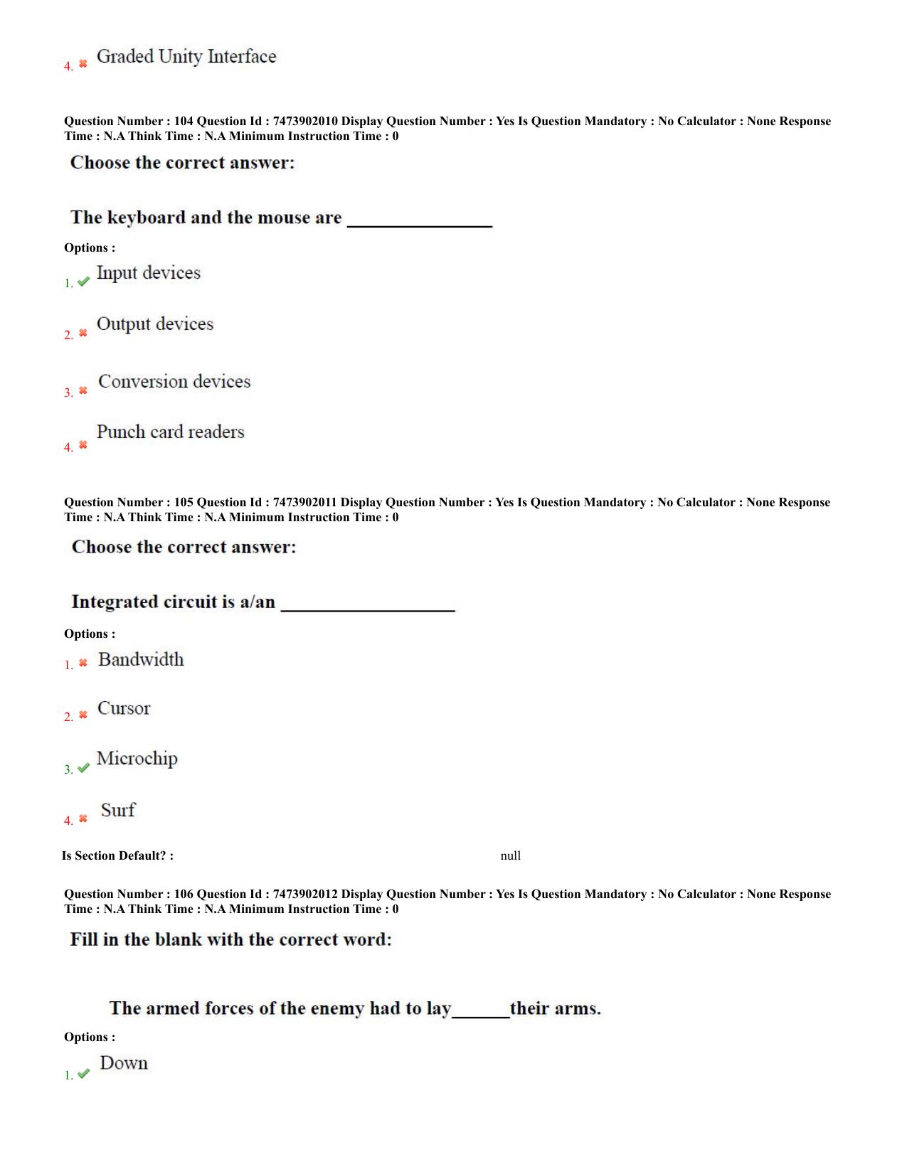 AP ICET 2023 - Shift 1 Question Paper With Preliminary Keys - Page 54