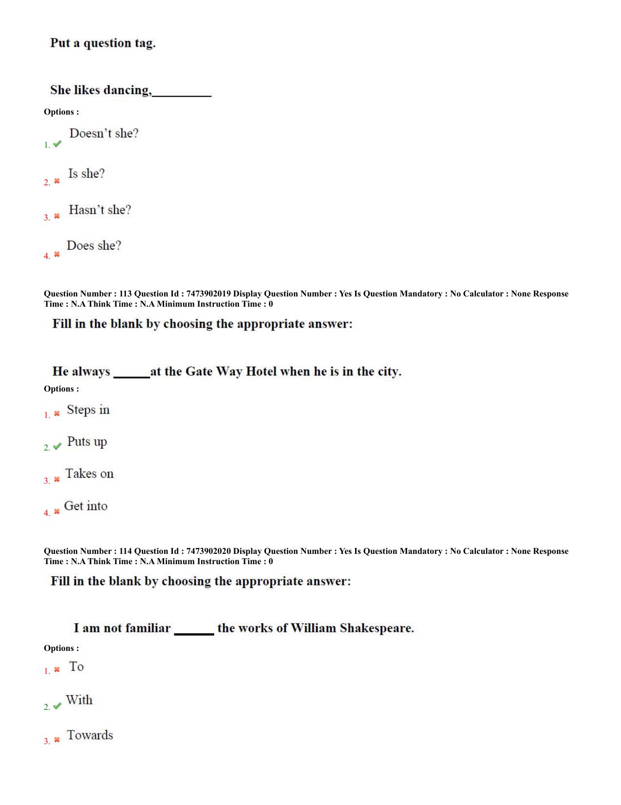 AP ICET 2023 - Shift 1 Question Paper With Preliminary Keys - Page 57