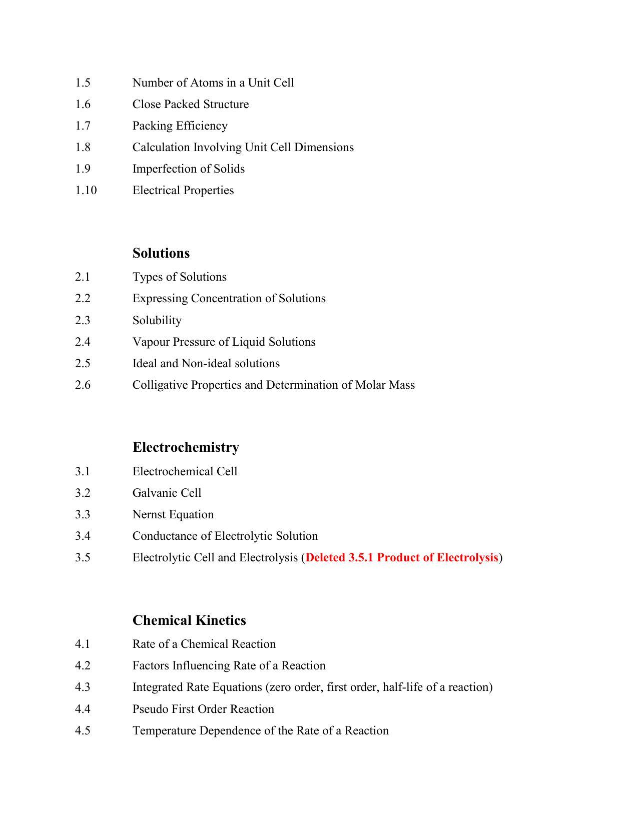 AHSEC 2nd Year Chemistry Syllabus - Page 2