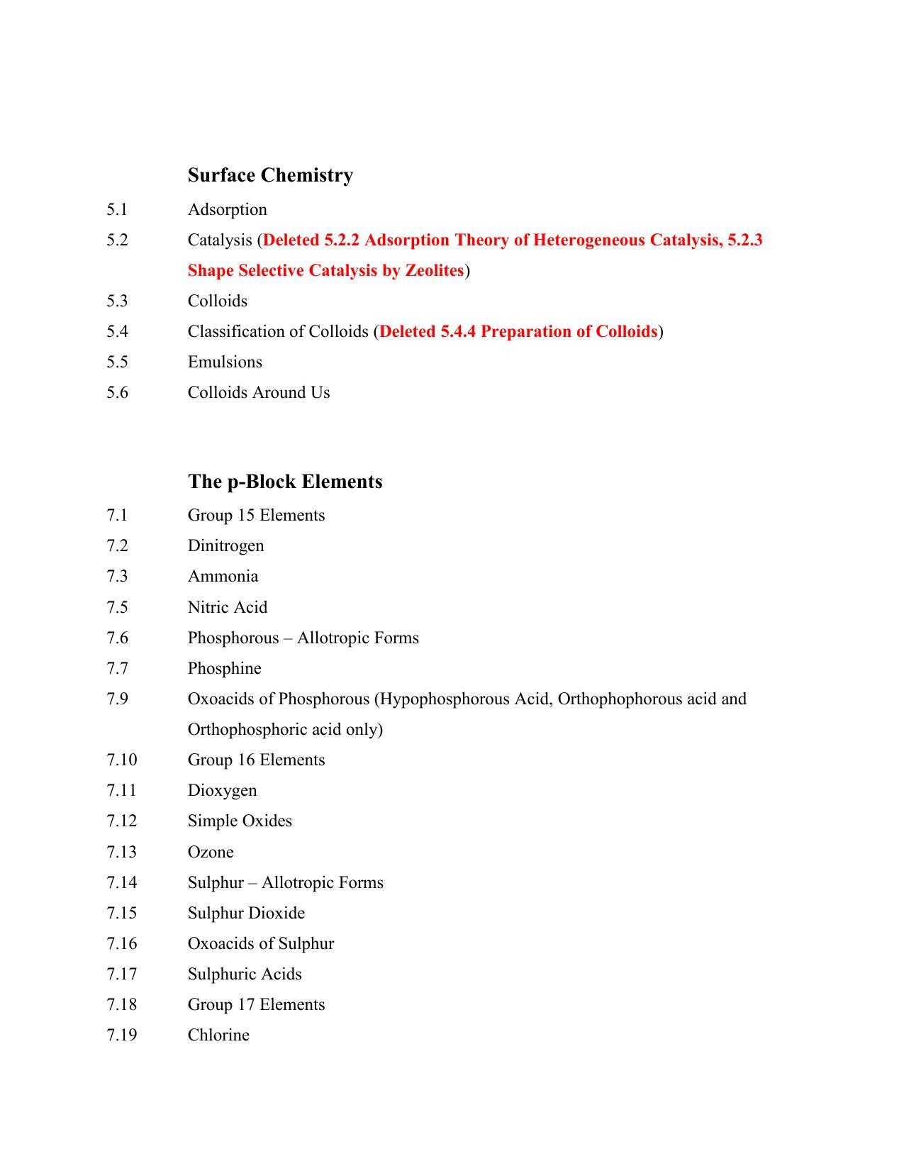 AHSEC 2nd Year Chemistry Syllabus - Page 3