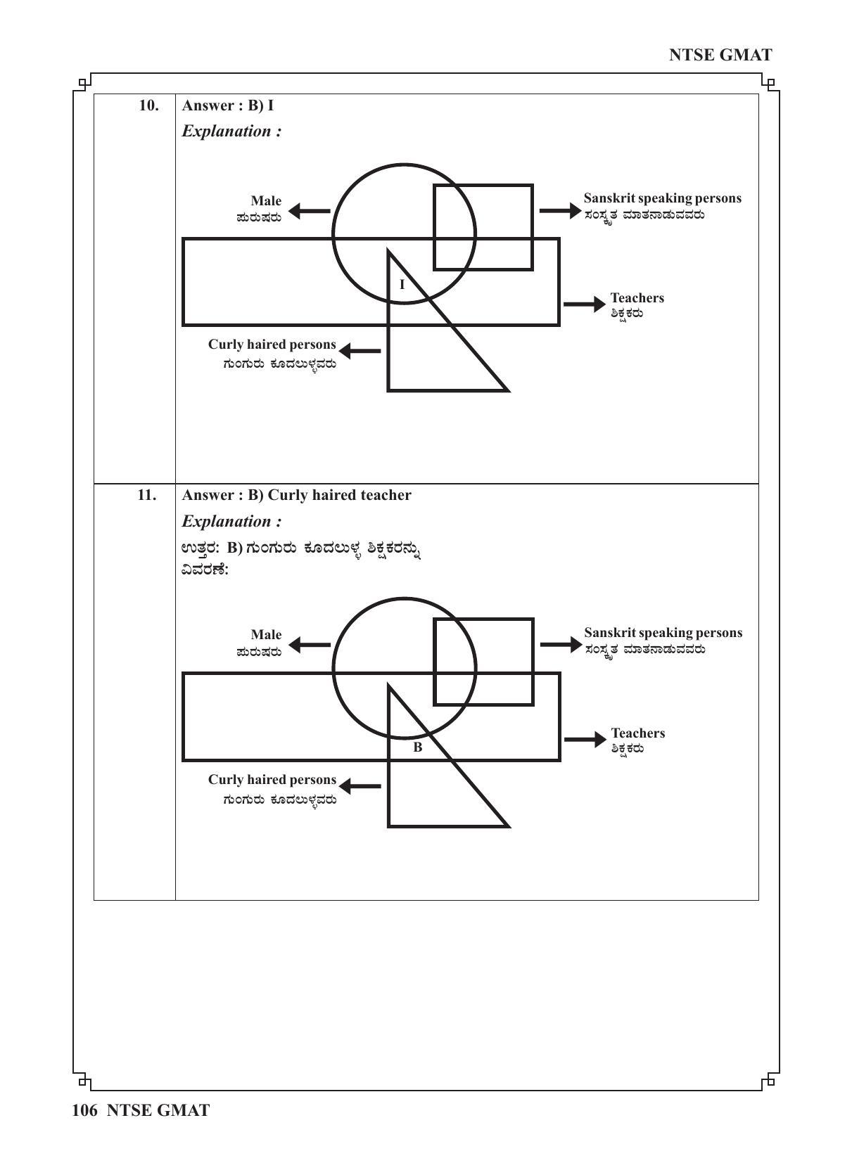 Karnataka NTSE (MAT & SAT) 2022 Question Paper - Page 116