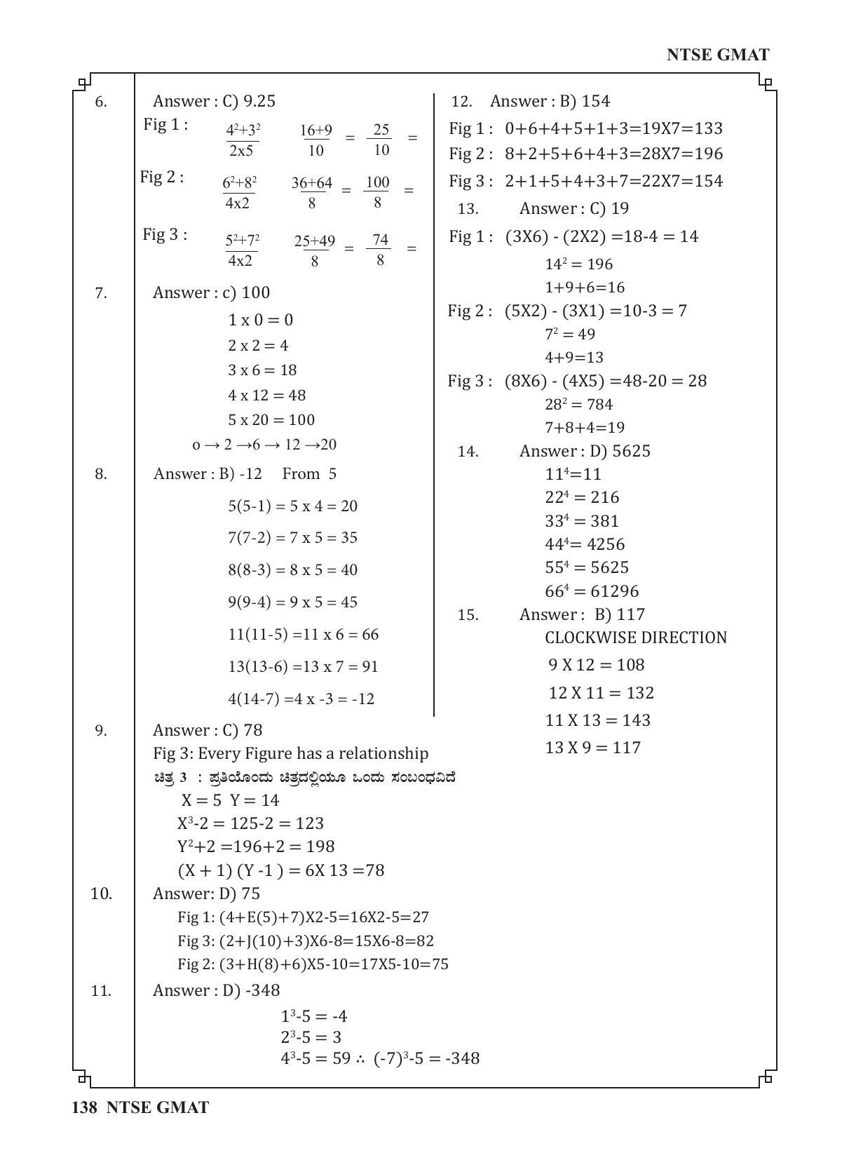 Karnataka NTSE (MAT & SAT) 2022 Question Paper - Page 148