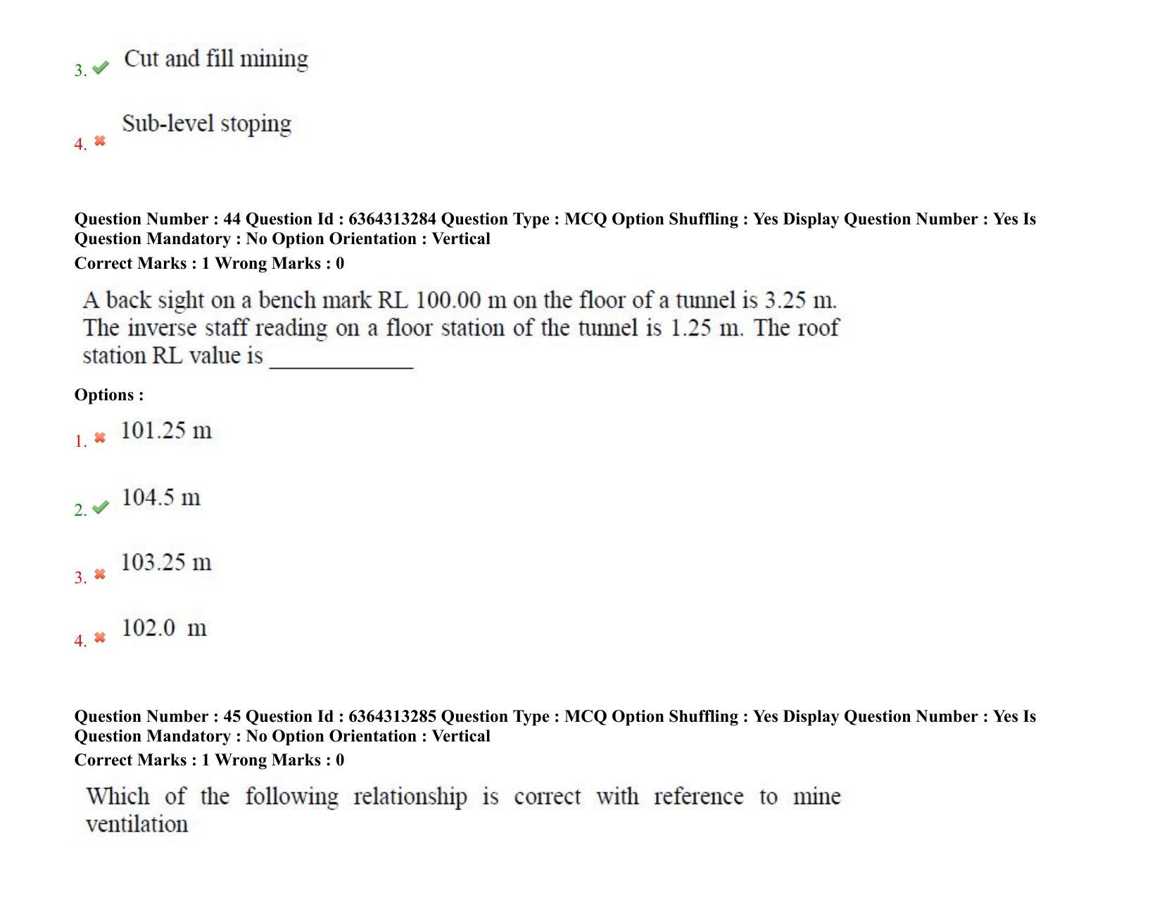 TS PGECET 2021: (MN) Mining Engineering Question Papers - Page 28
