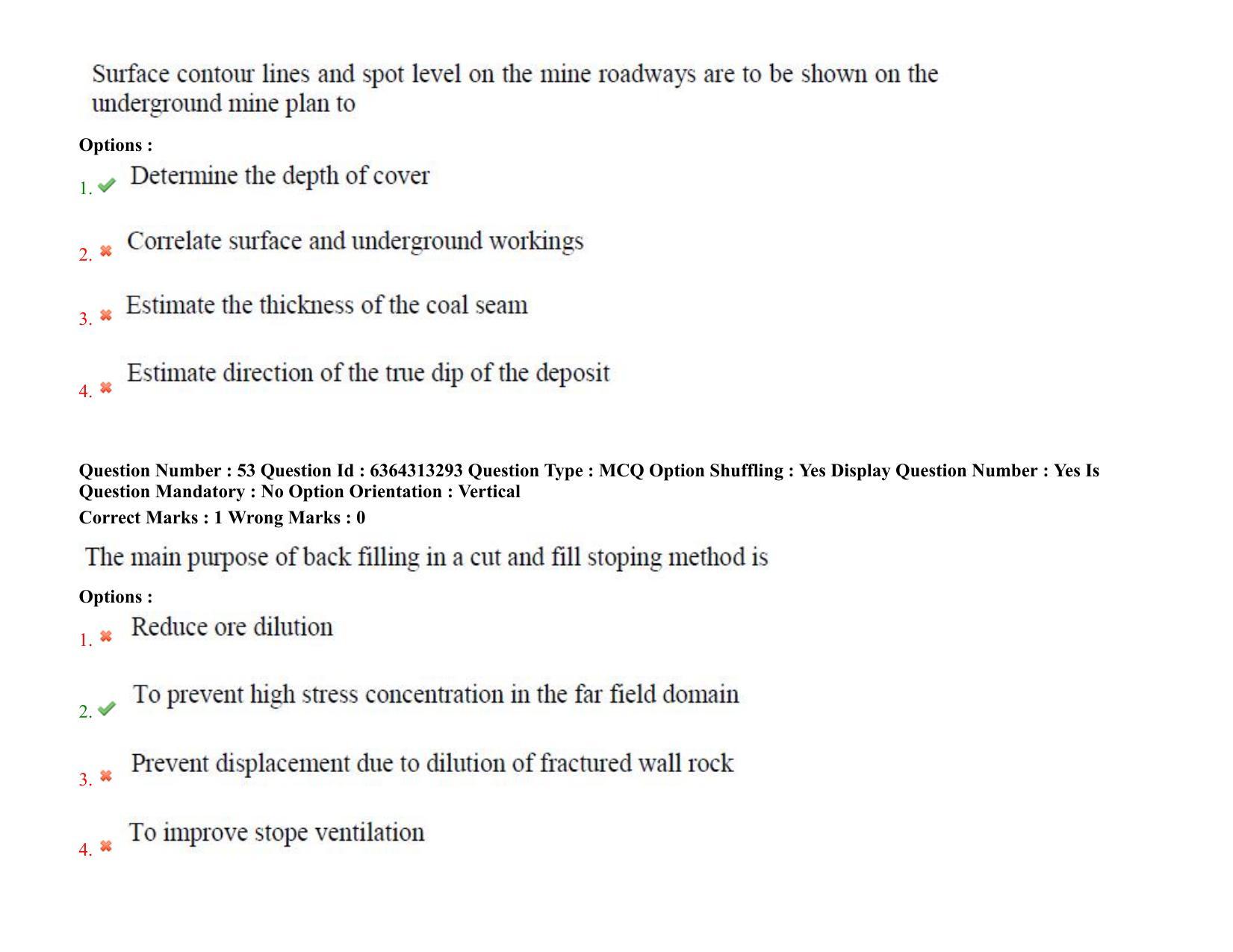 TS PGECET 2021: (MN) Mining Engineering Question Papers - Page 33