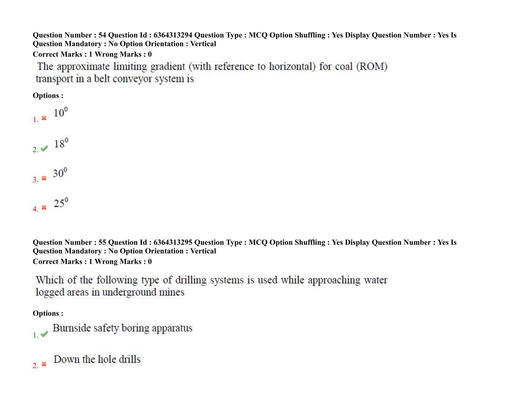 TS PGECET 2021: (MN) Mining Engineering Question Papers - Page 34