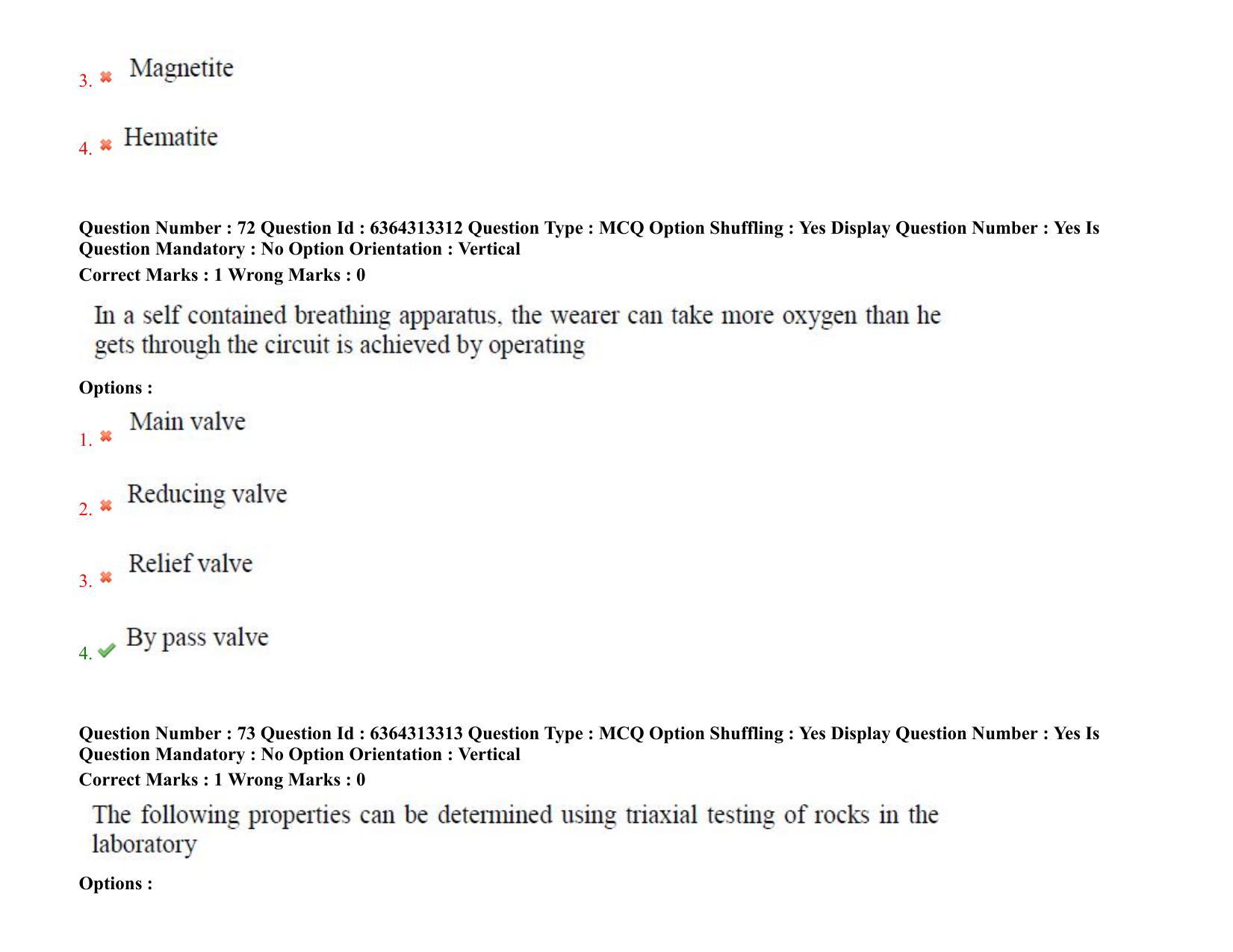 TS PGECET 2021: (MN) Mining Engineering Question Papers - Page 44
