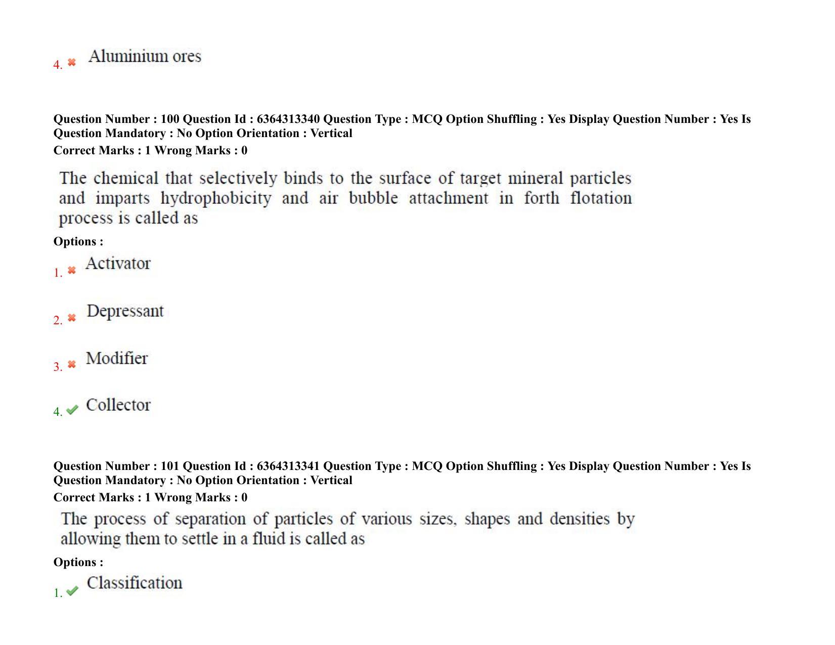 TS PGECET 2021: (MN) Mining Engineering Question Papers - Page 60