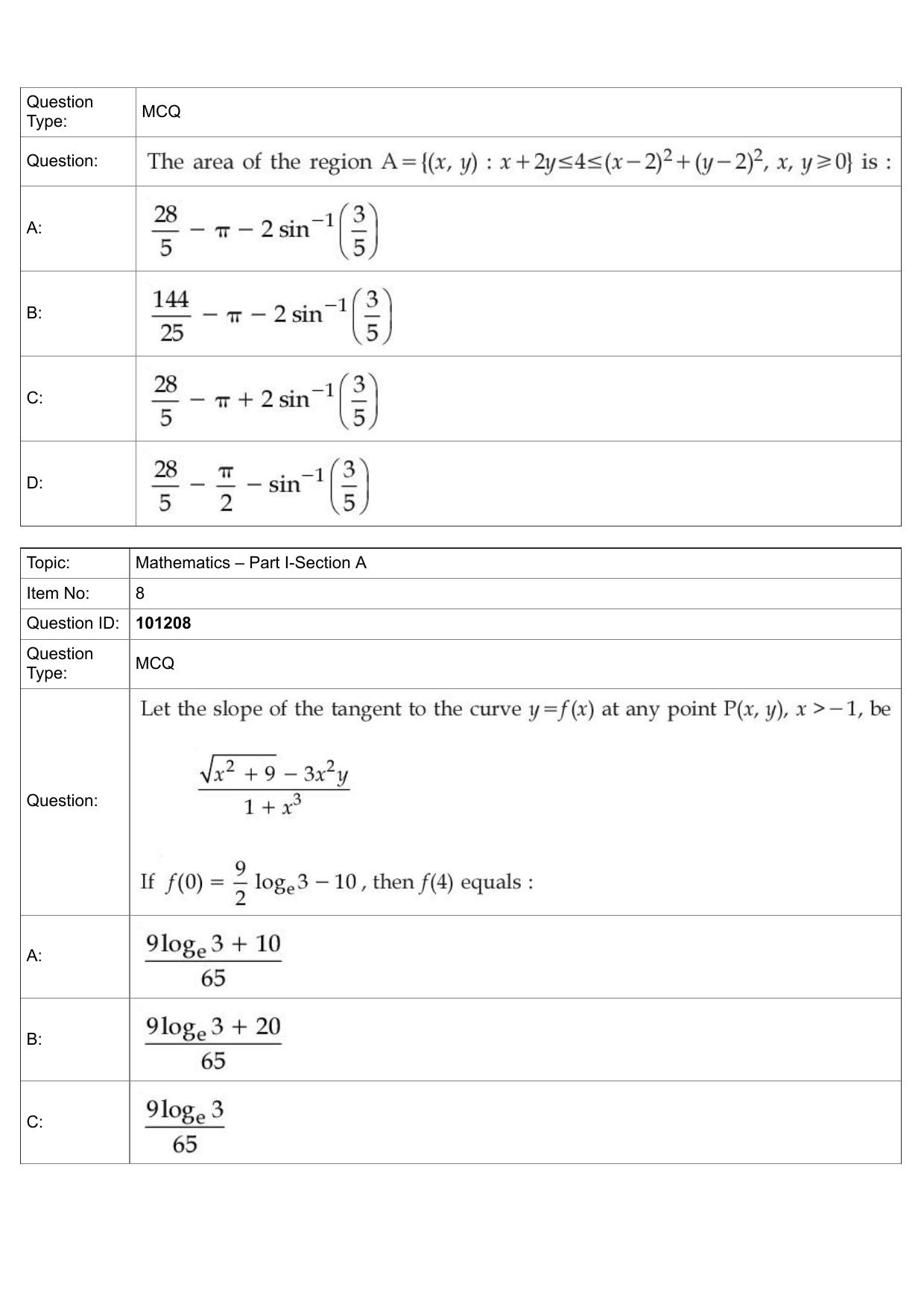 JEE Mains 2022: B.Arch English (Shift 1) 30-07-2022 Question Paper - Page 4