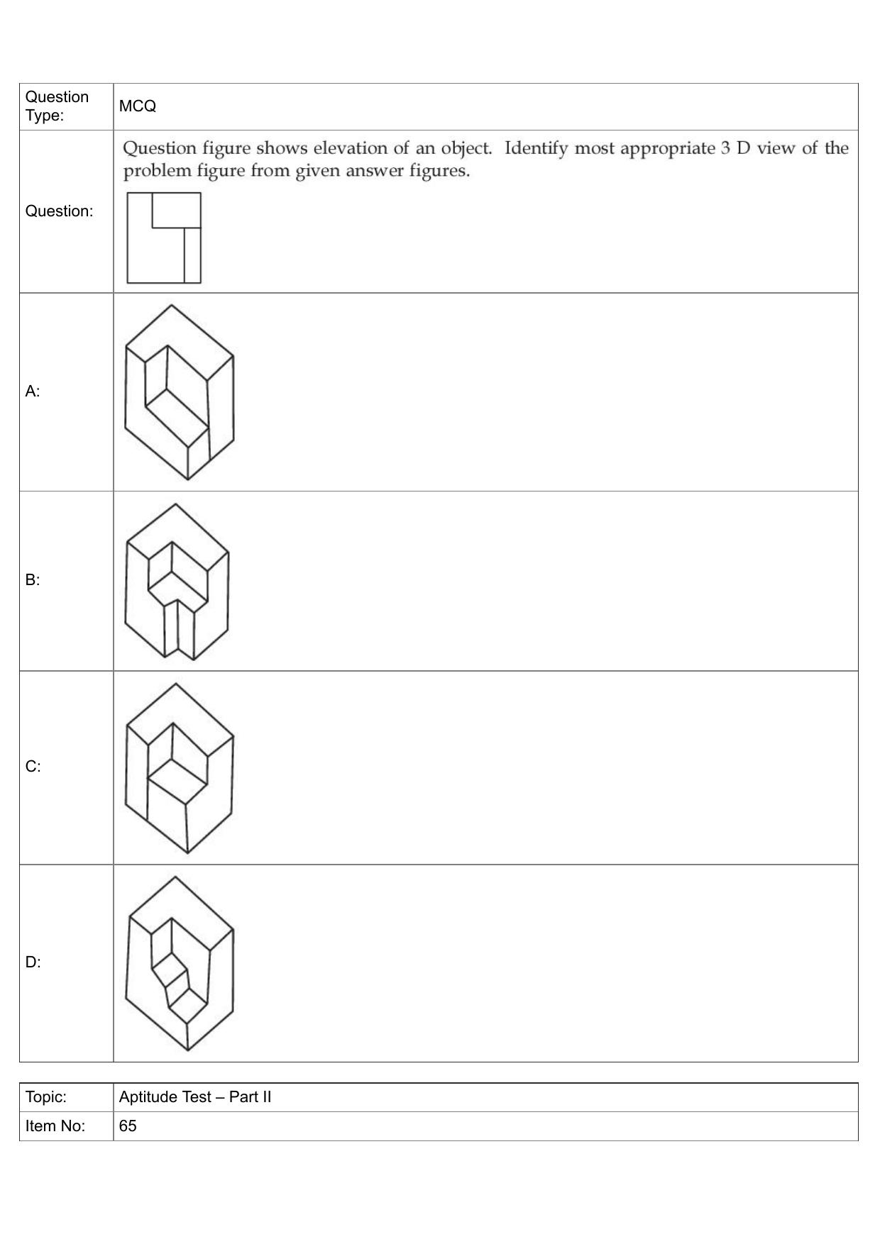 JEE Mains 2022: B.Arch English (Shift 1) 30-07-2022 Question Paper - Page 35
