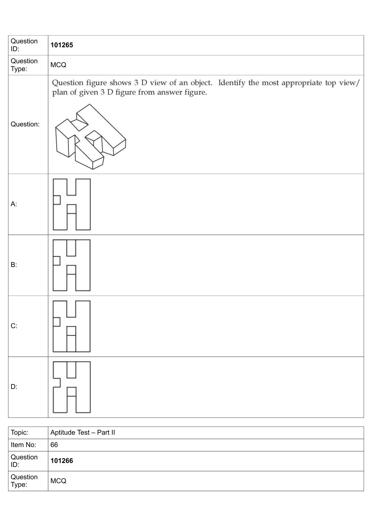 JEE Mains 2022: B.Arch English (Shift 1) 30-07-2022 Question Paper - Page 36