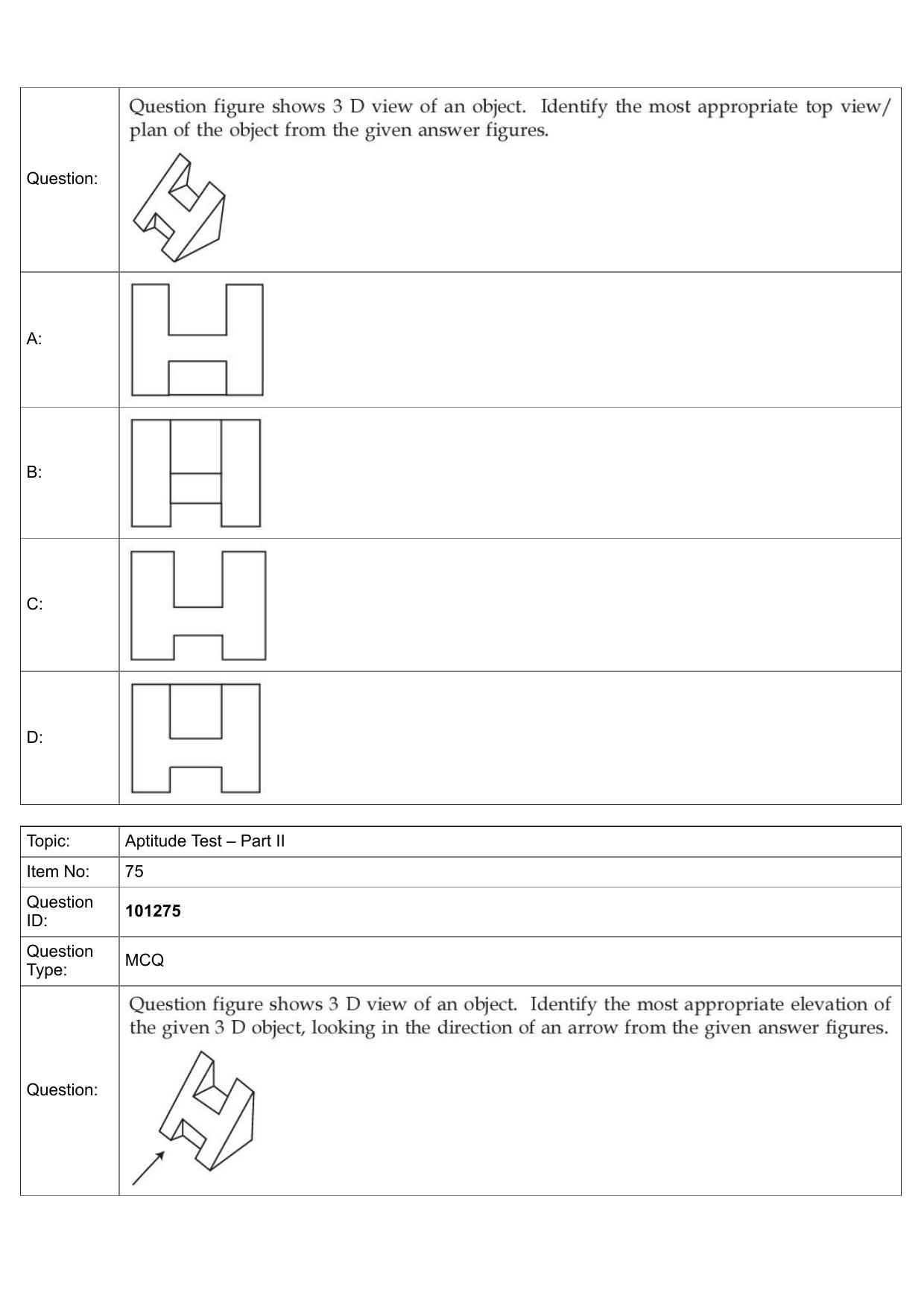 JEE Mains 2022: B.Arch English (Shift 1) 30-07-2022 Question Paper - Page 47