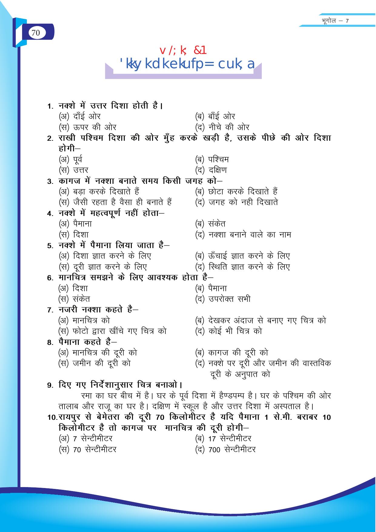 Chhattisgarh Board Class 7 SST Question Bank - Page 31