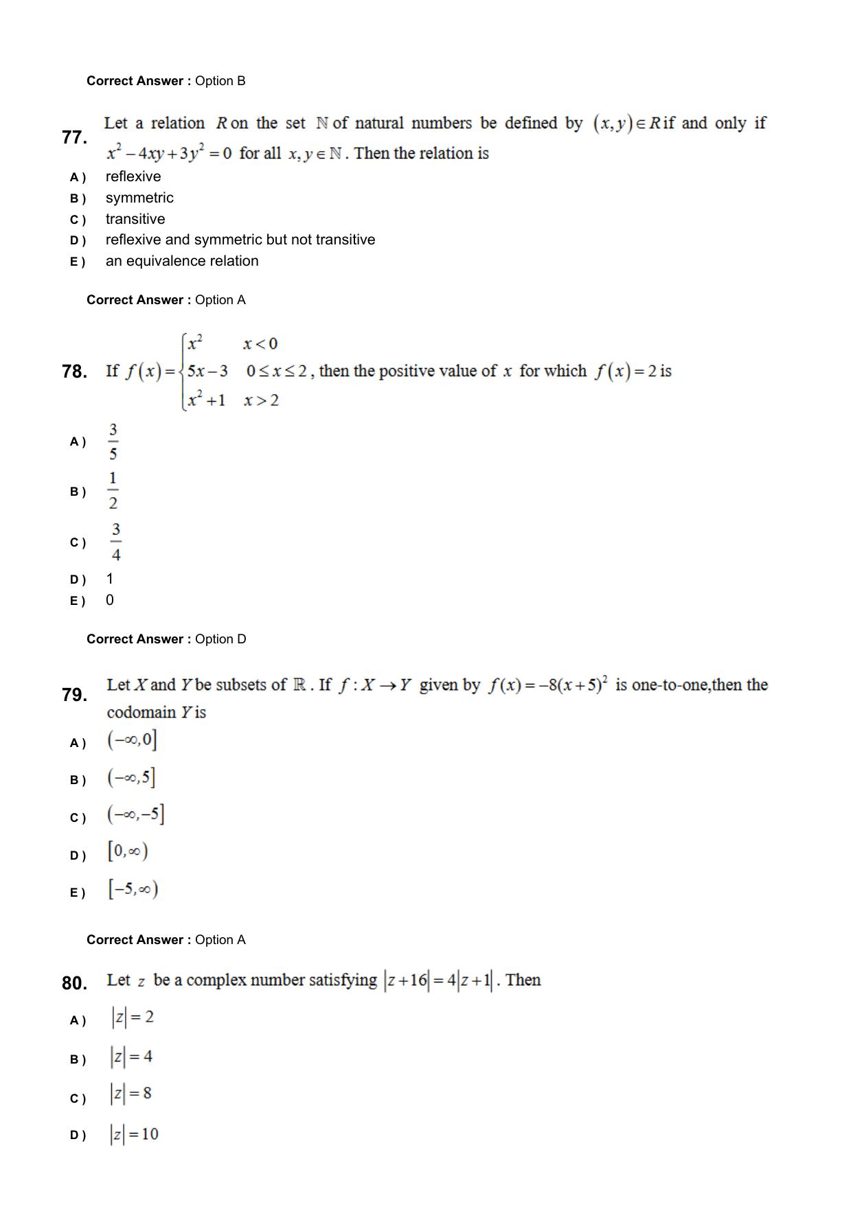 KEAM 2024 June 9 Question Paper with Answer Key - Page 18
