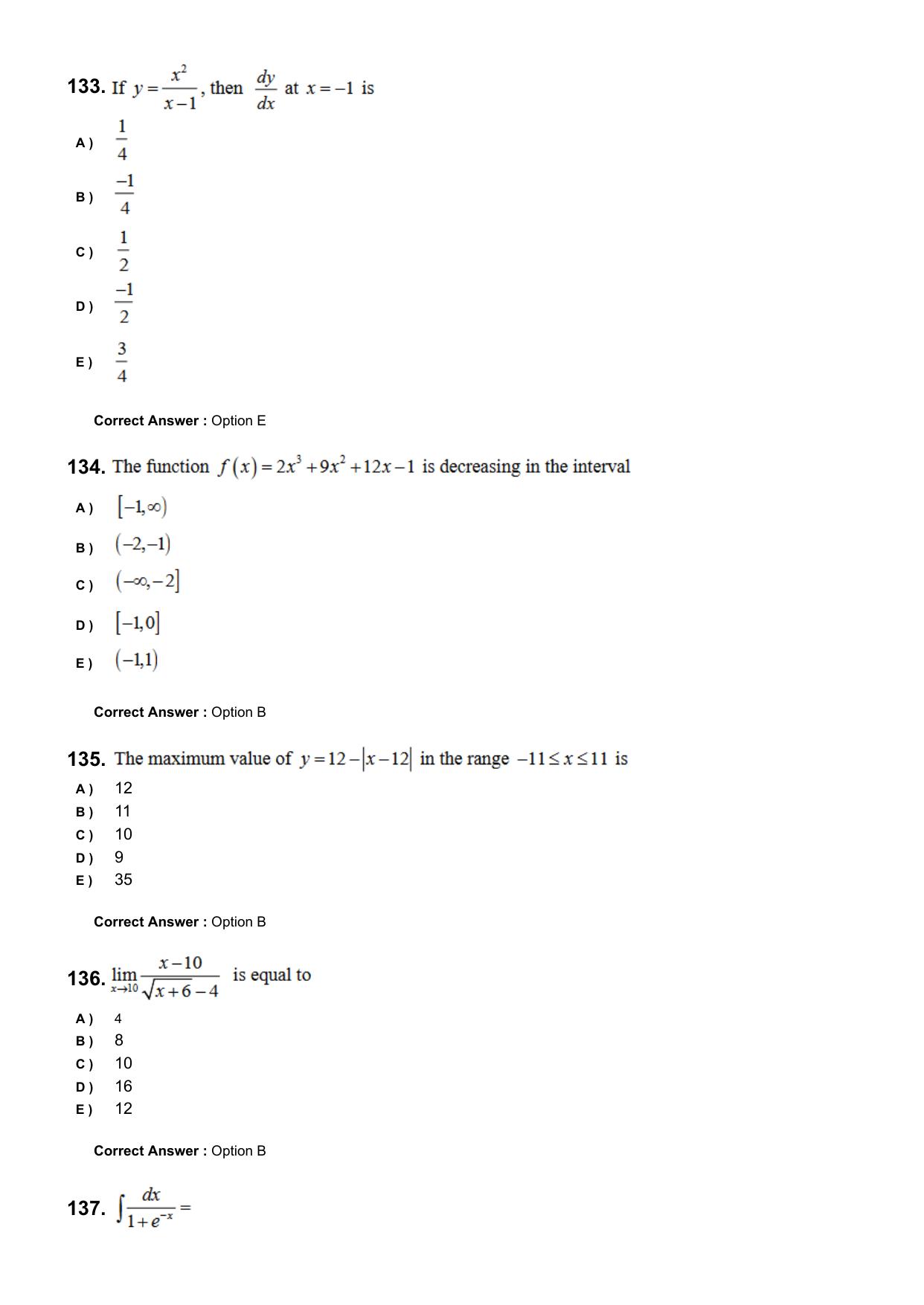 KEAM 2024 June 9 Question Paper with Answer Key - Page 33
