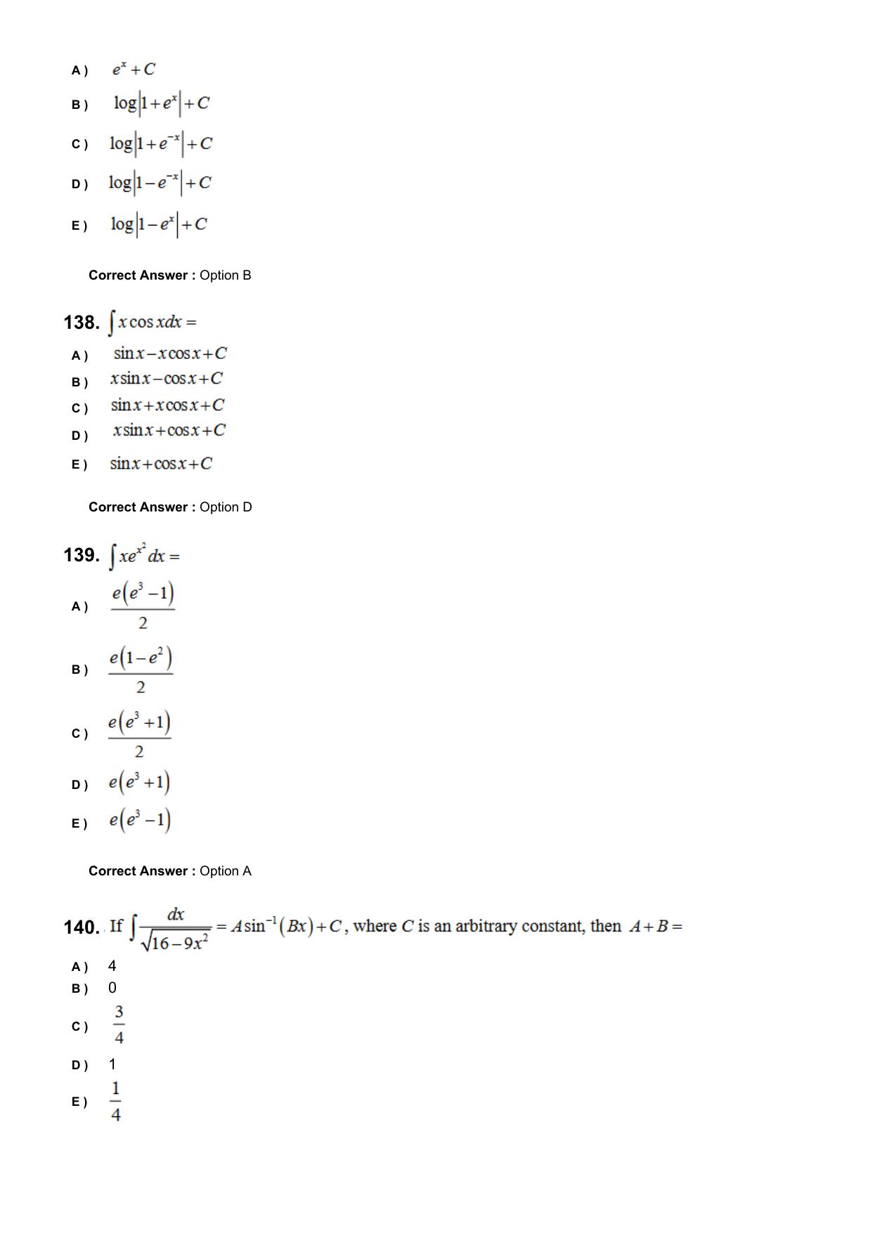 KEAM 2024 June 9 Question Paper with Answer Key - Page 34
