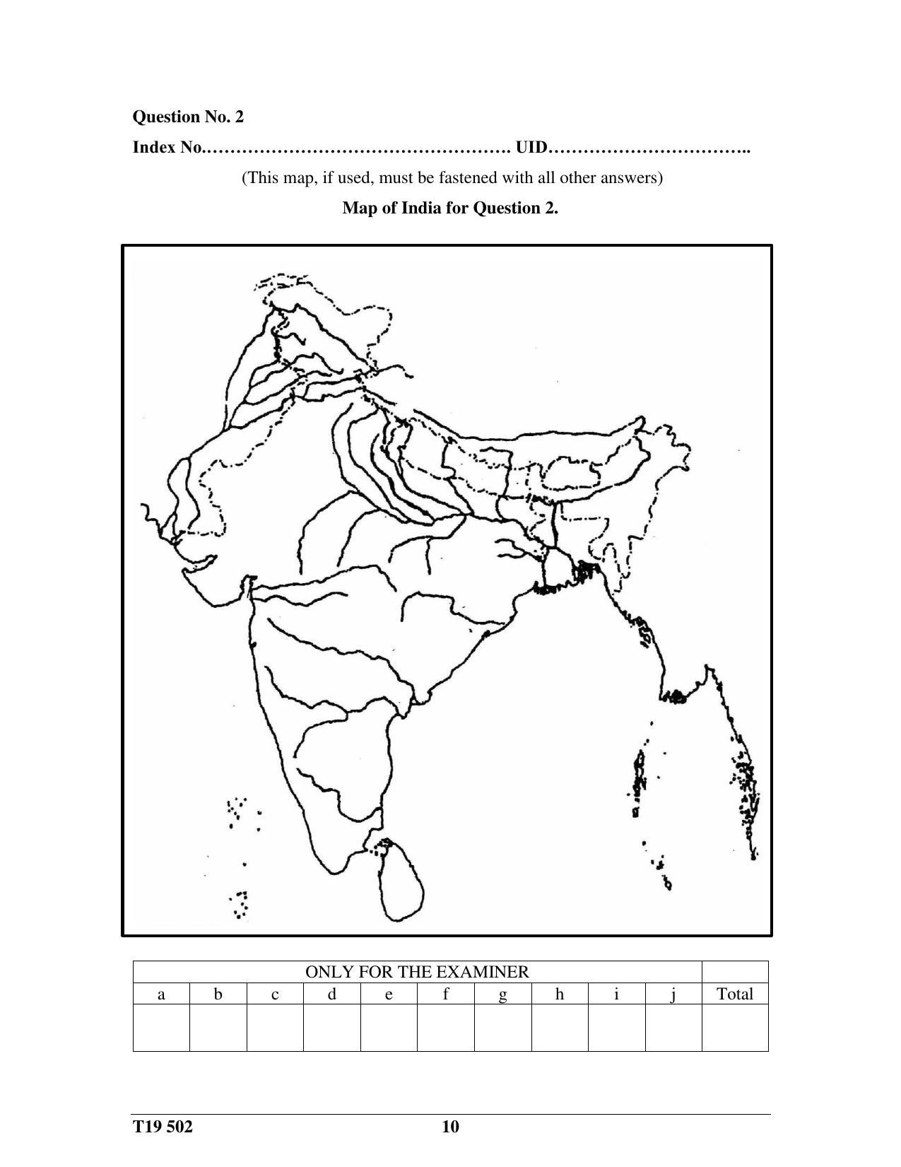ISC Class 12 2019 H.C.G. - Paper – 2 Question Paper - Page 10