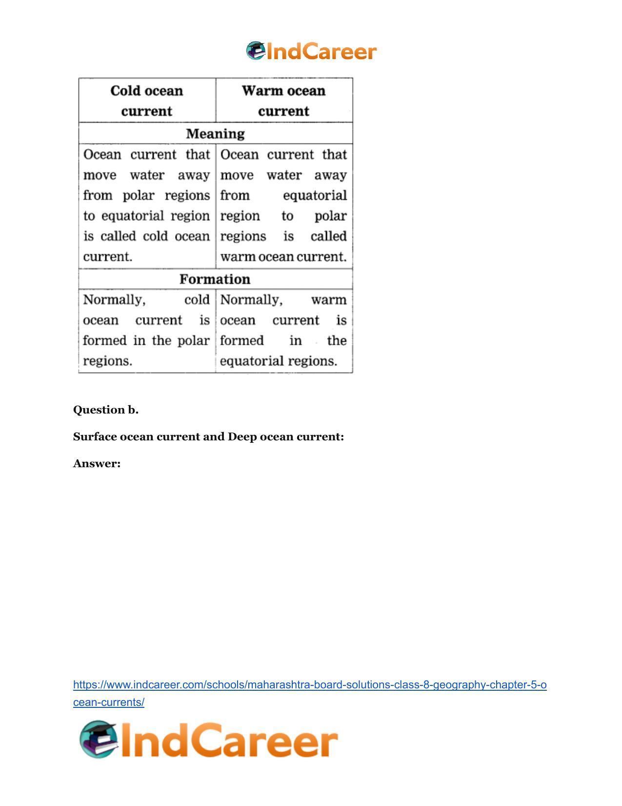 Maharashtra Board Solutions Class 8-Geography: Chapter 5- Ocean Currents - Page 16