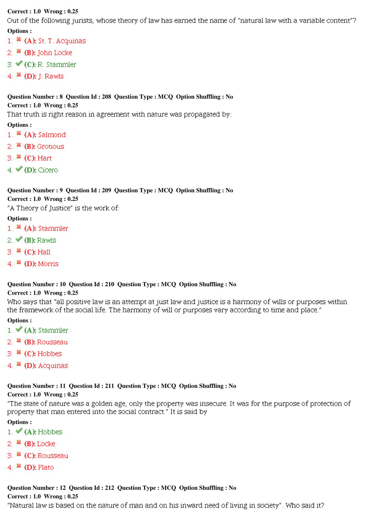 CLAT 2015 LLM Question Paper - Page 3