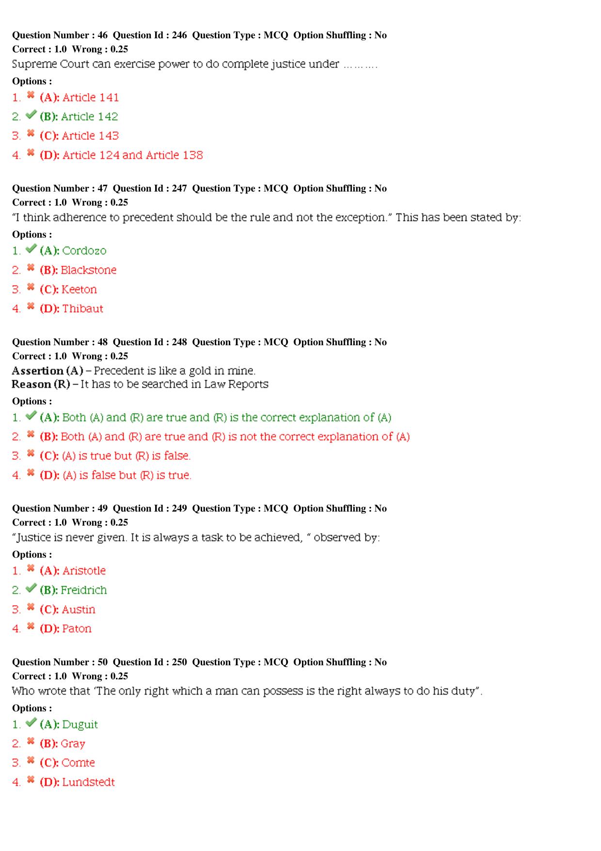 CLAT 2015 LLM Question Paper - Page 11
