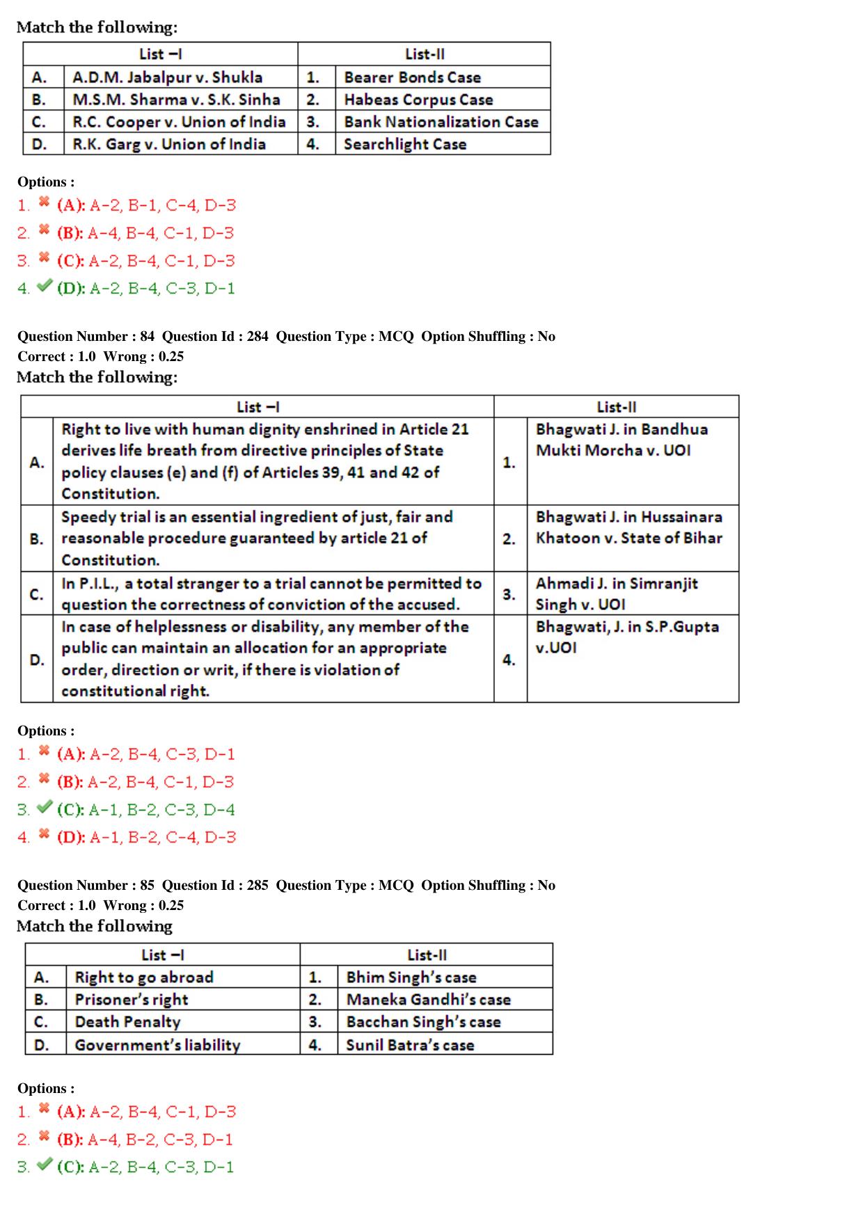 CLAT 2015 LLM Question Paper - Page 19