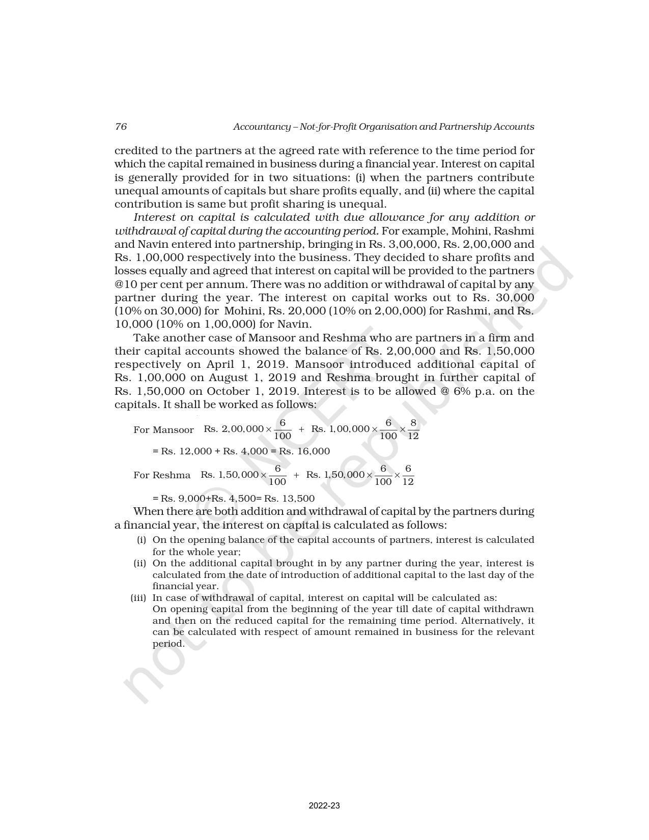 NCERT Book for Class 12 Accountancy Chapter 1 Accounting for Partnership: Basic Concepts - Page 16