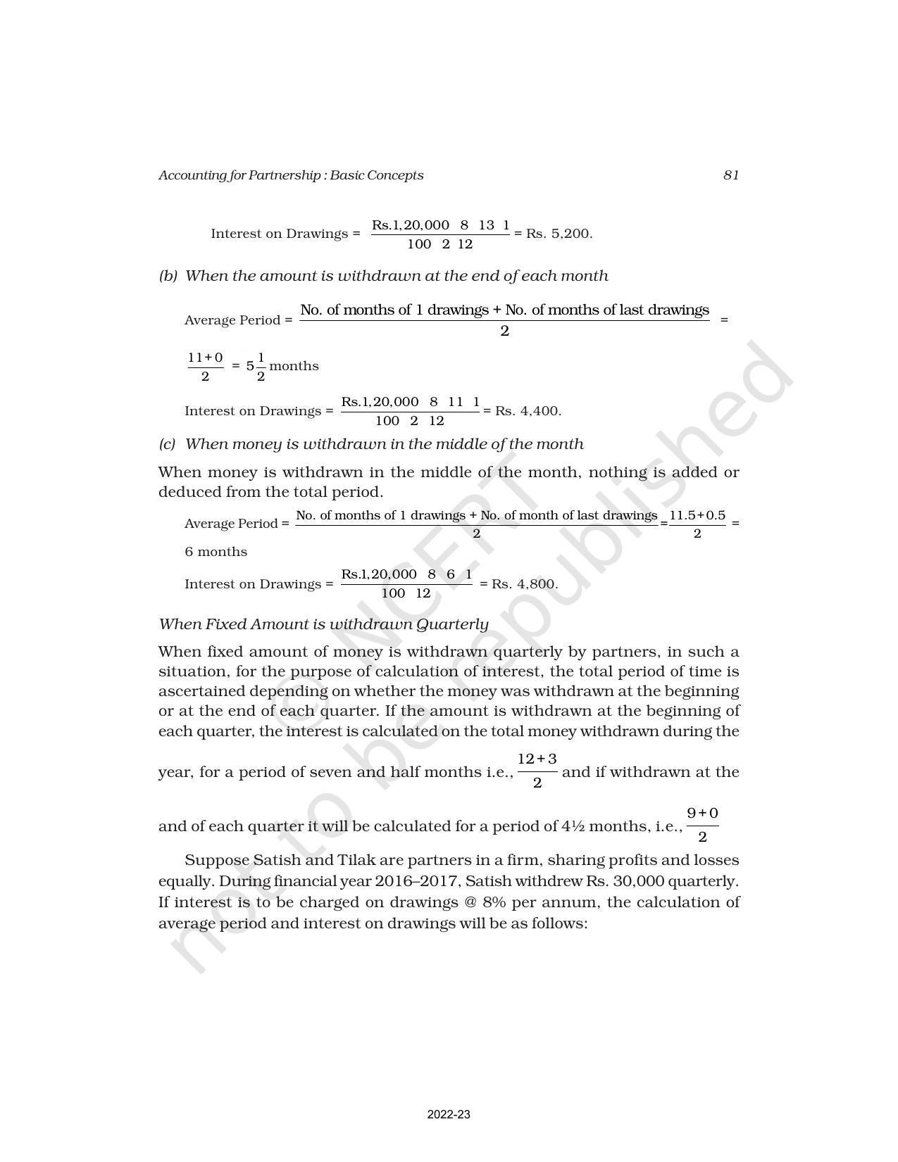 NCERT Book for Class 12 Accountancy Chapter 1 Accounting for Partnership: Basic Concepts - Page 21