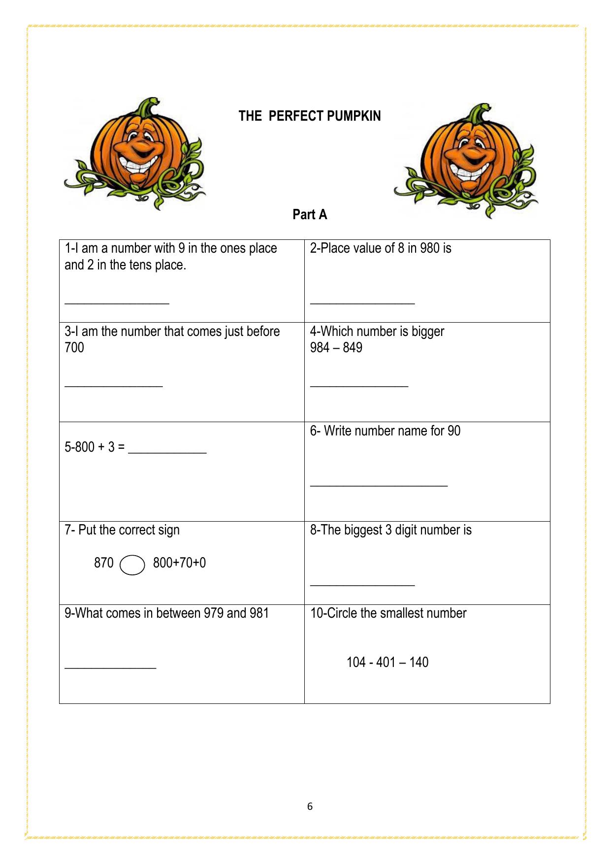 Worksheet for Class 2 All Subjects Holiday Assignment 5 - Page 6