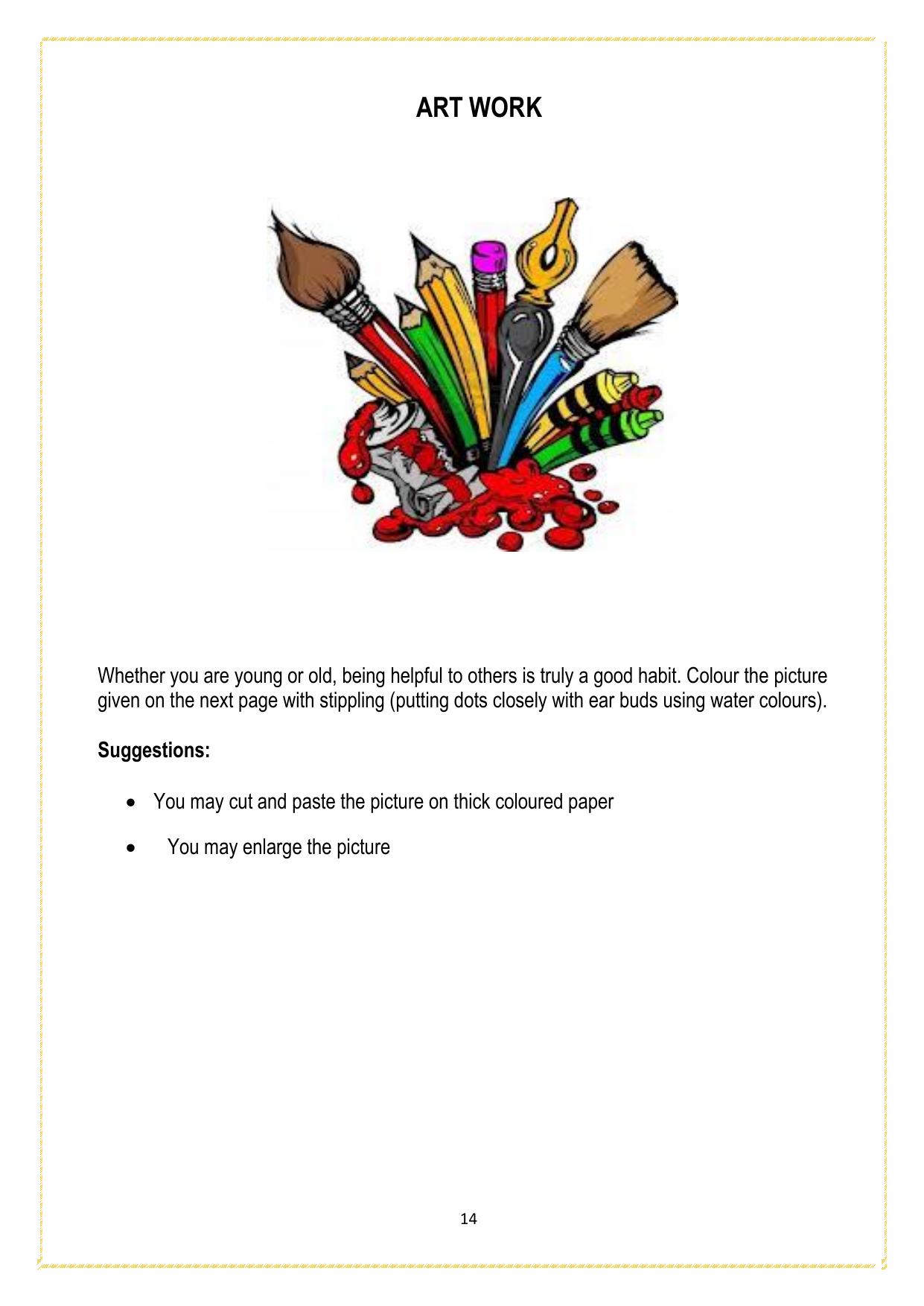 Worksheet for Class 2 All Subjects Holiday Assignment 5 - Page 14