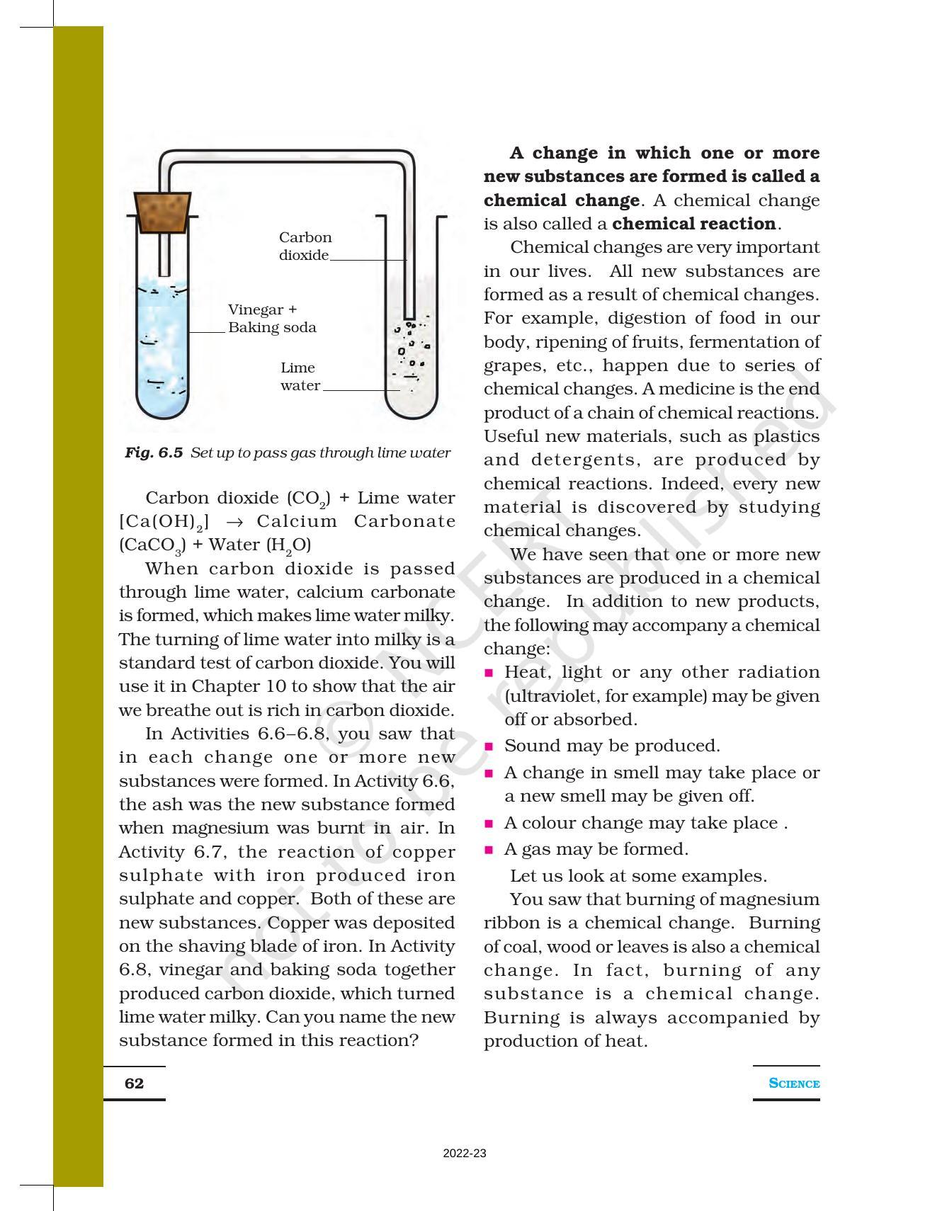 NCERT Book for Class 7 Science: Chapter 6-Physical and Chemical Changes - Page 5