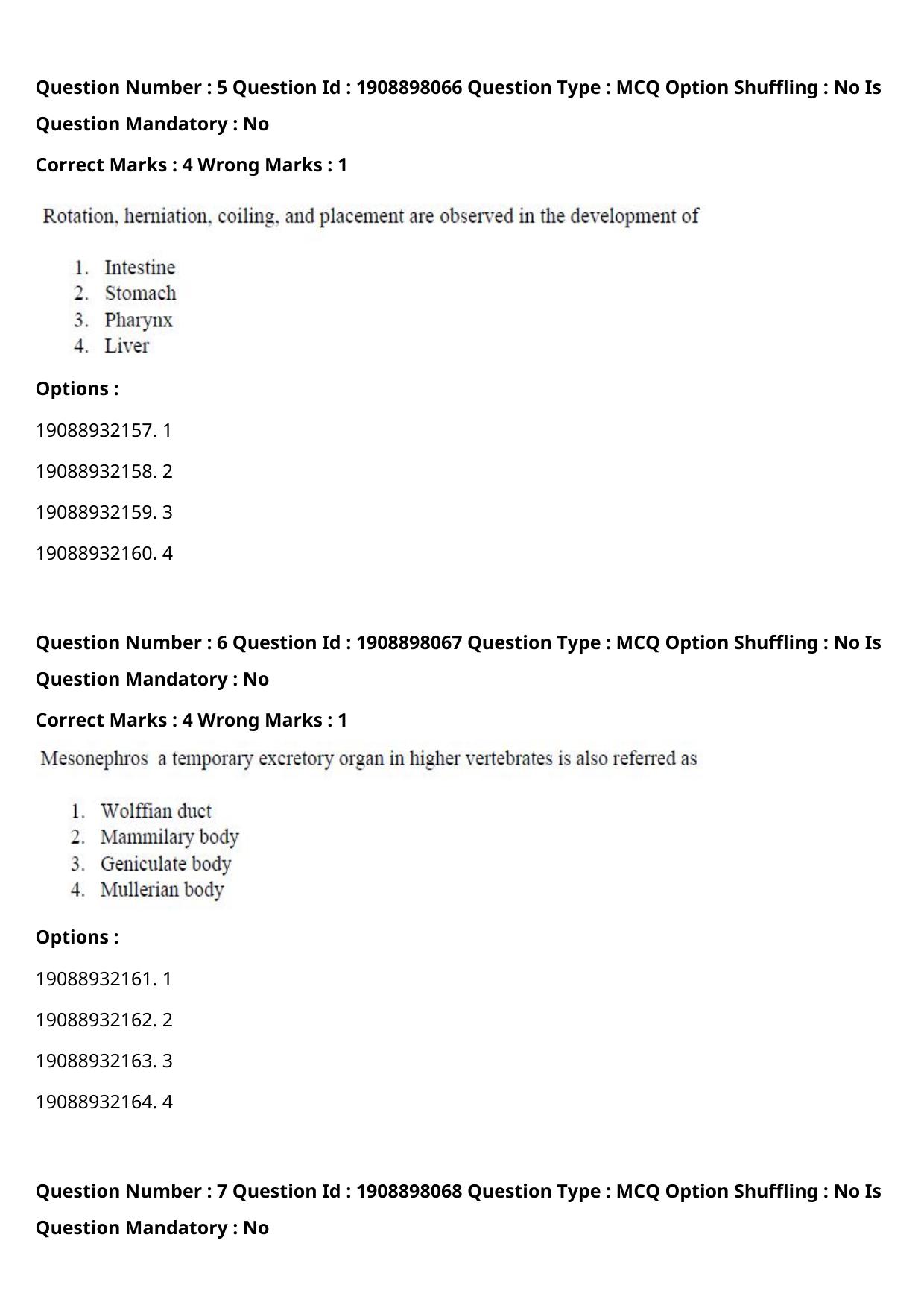 ICAR AIEEA PG 2021 VETERINARY SCIENCE Question Paper - Page 4