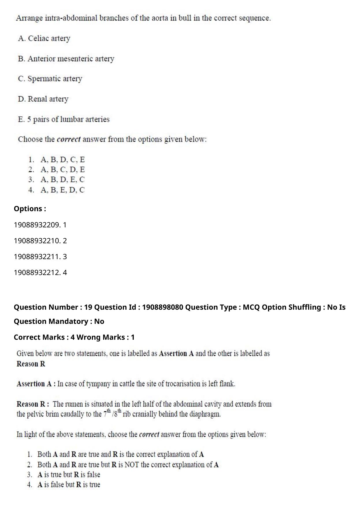 ICAR AIEEA PG 2021 VETERINARY SCIENCE Question Paper - Page 13