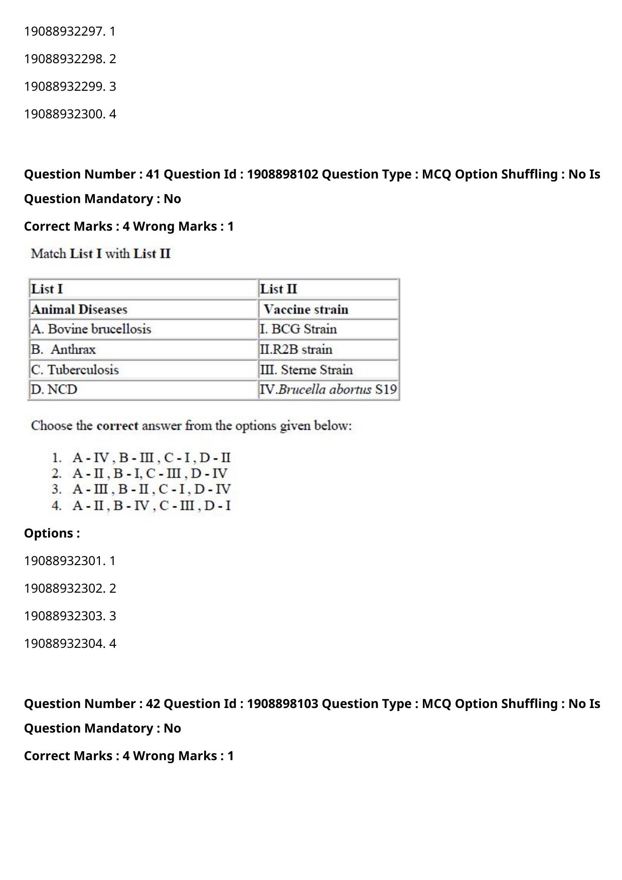ICAR AIEEA PG 2021 VETERINARY SCIENCE Question Paper - Page 26