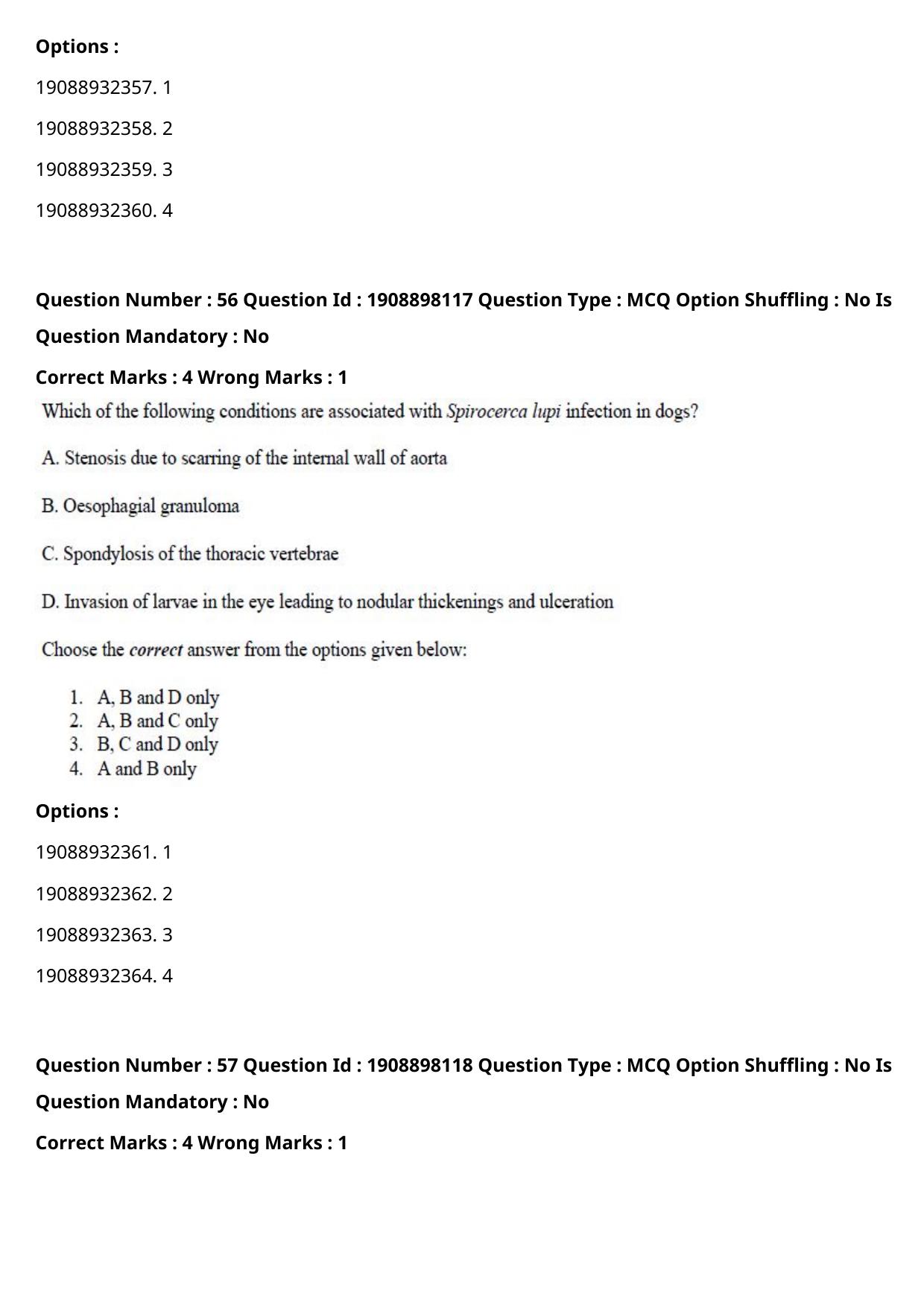 ICAR AIEEA PG 2021 VETERINARY SCIENCE Question Paper - Page 35