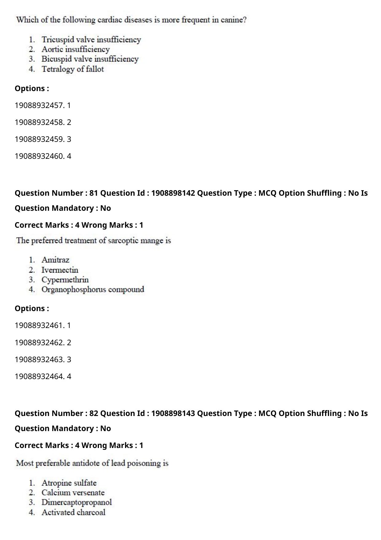 ICAR AIEEA PG 2021 VETERINARY SCIENCE Question Paper - Page 48