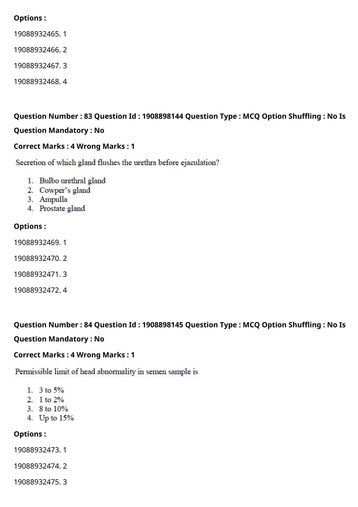 ICAR AIEEA PG 2021 VETERINARY SCIENCE Question Paper - Page 49
