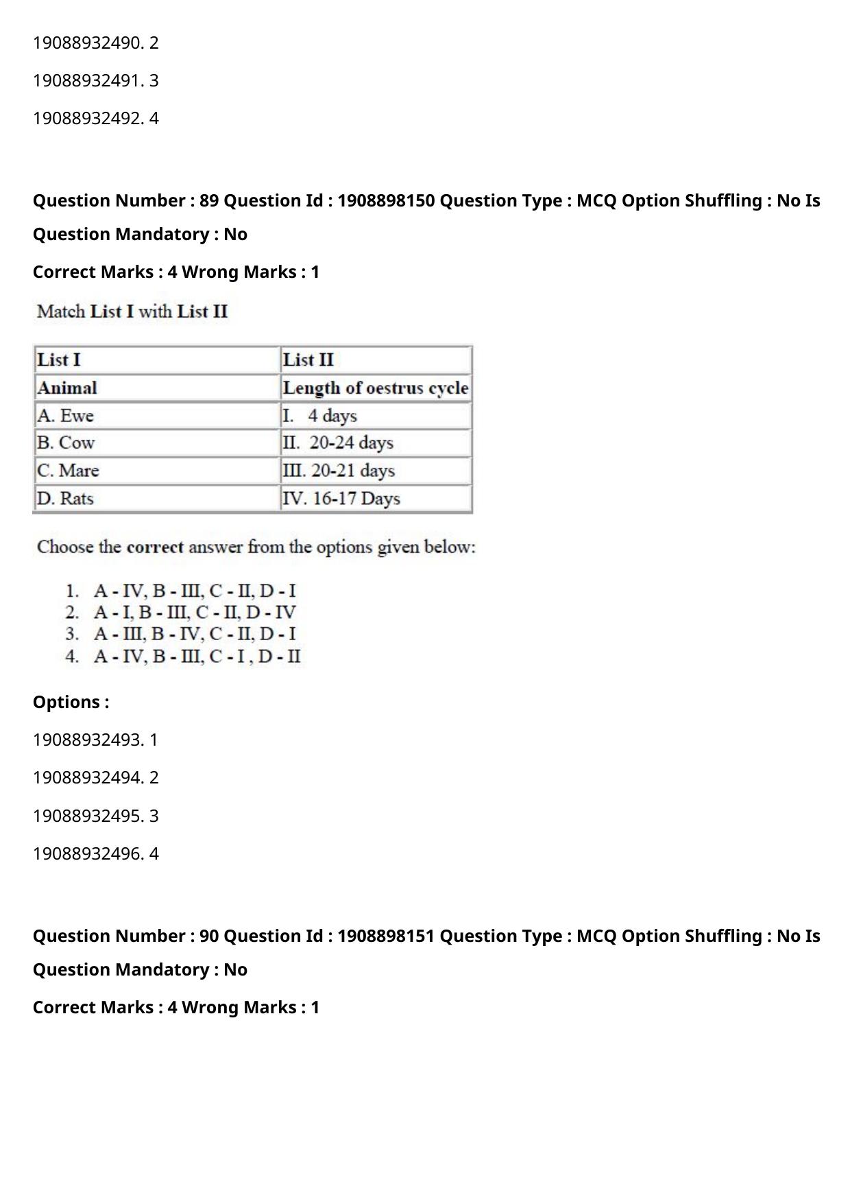 ICAR AIEEA PG 2021 VETERINARY SCIENCE Question Paper - Page 52
