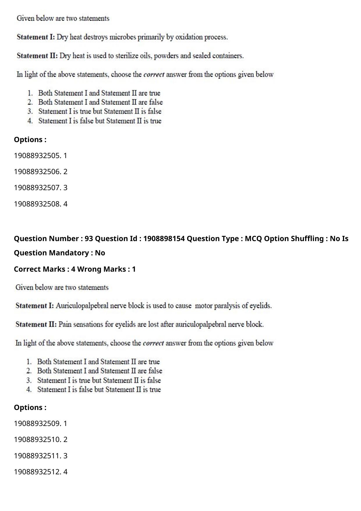ICAR AIEEA PG 2021 VETERINARY SCIENCE Question Paper - Page 54
