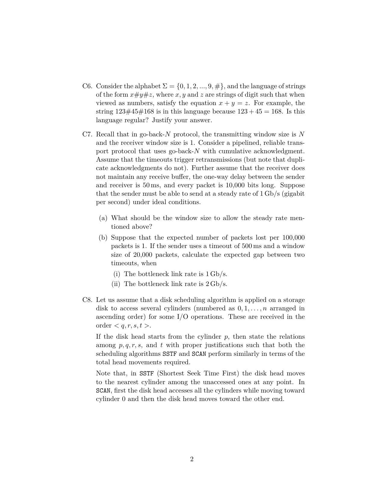 ISI Admission Test M.Tech (CrS) PCB 2019 Sample Paper - Page 4