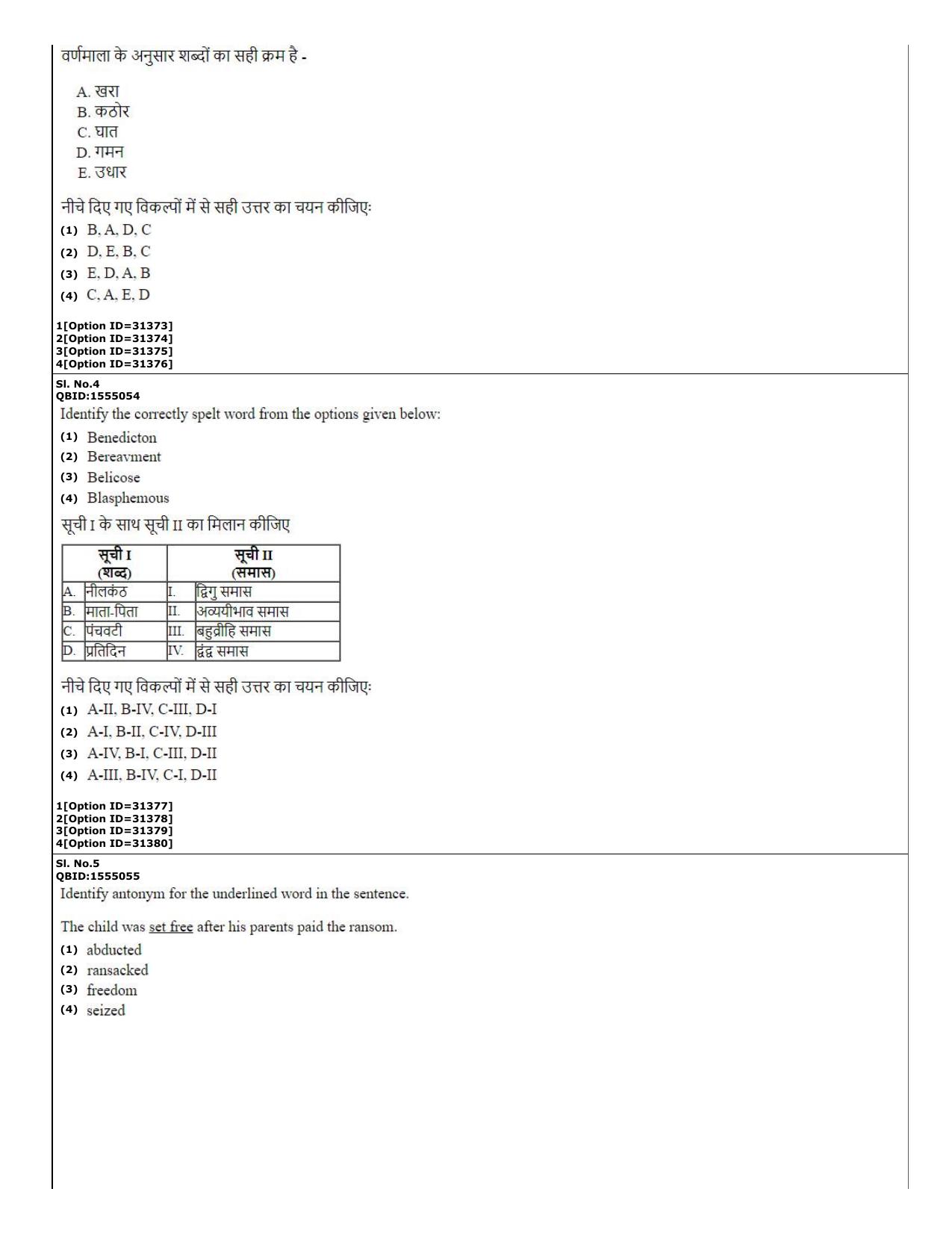 CUET (PG) 2022: PGQP-60 Japanese (10-09-2022) Question Paper - Page 2