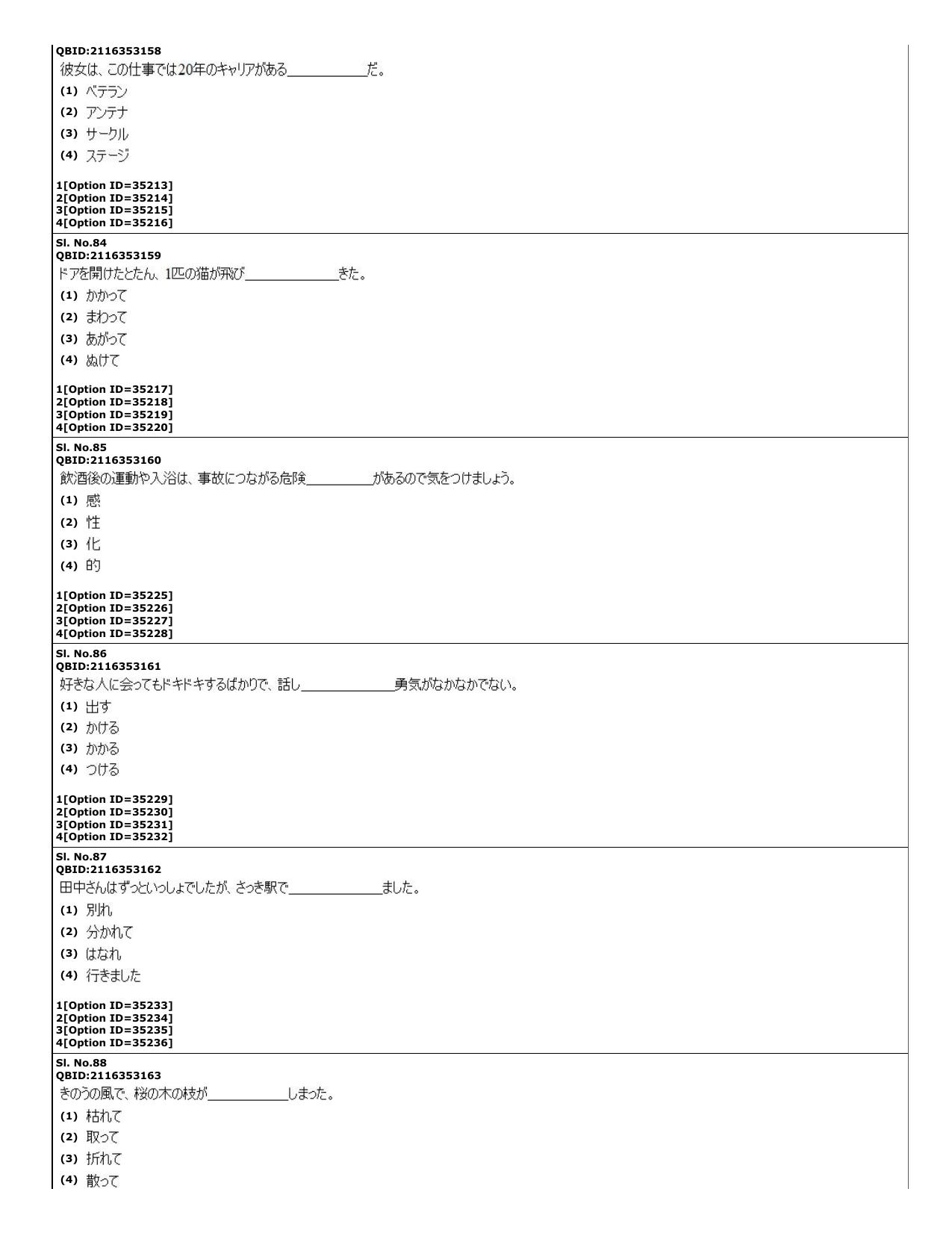CUET (PG) 2022: PGQP-60 Japanese (10-09-2022) Question Paper - Page 21