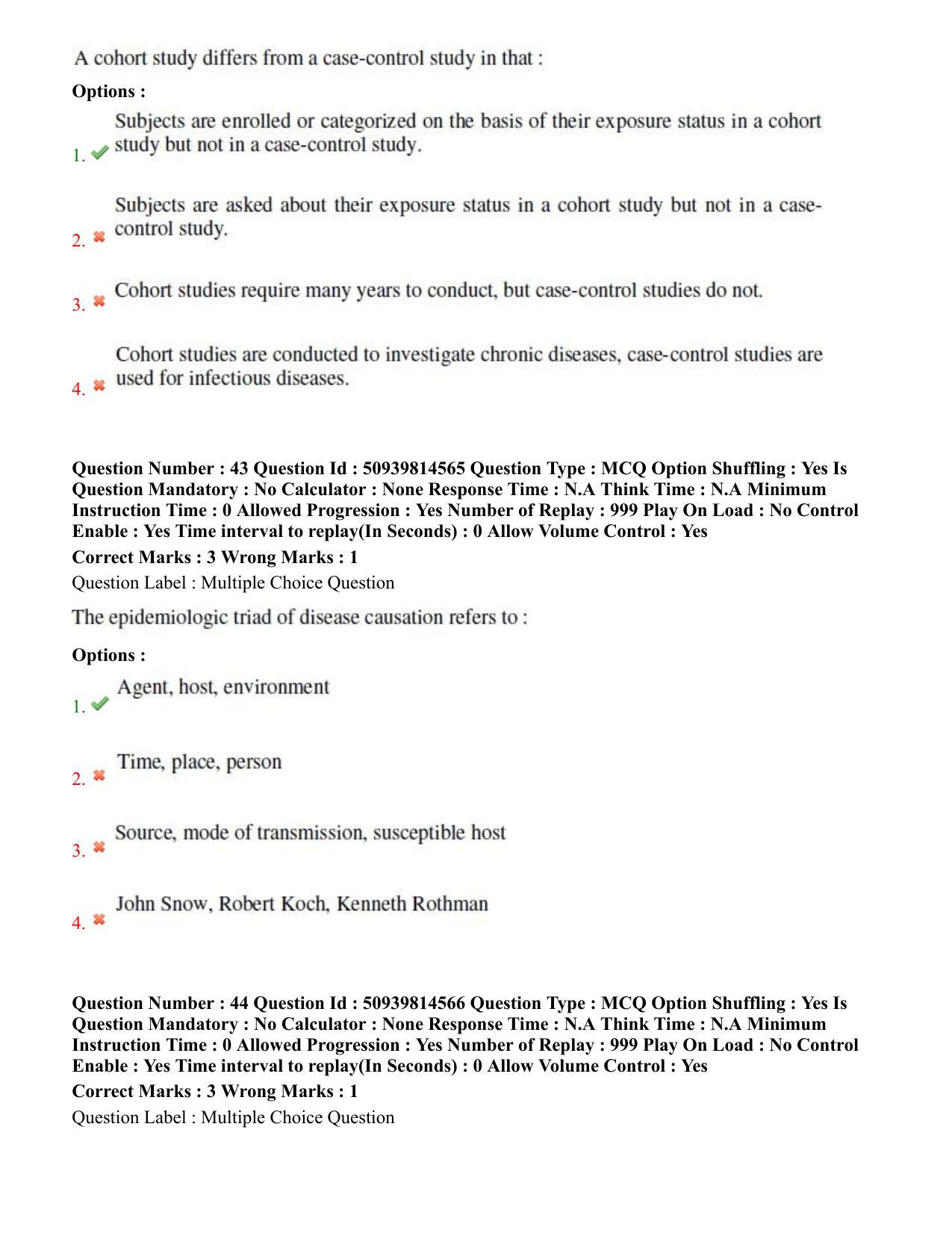 BHU RET Health Statistics 2020 Question Paper  - Page 29