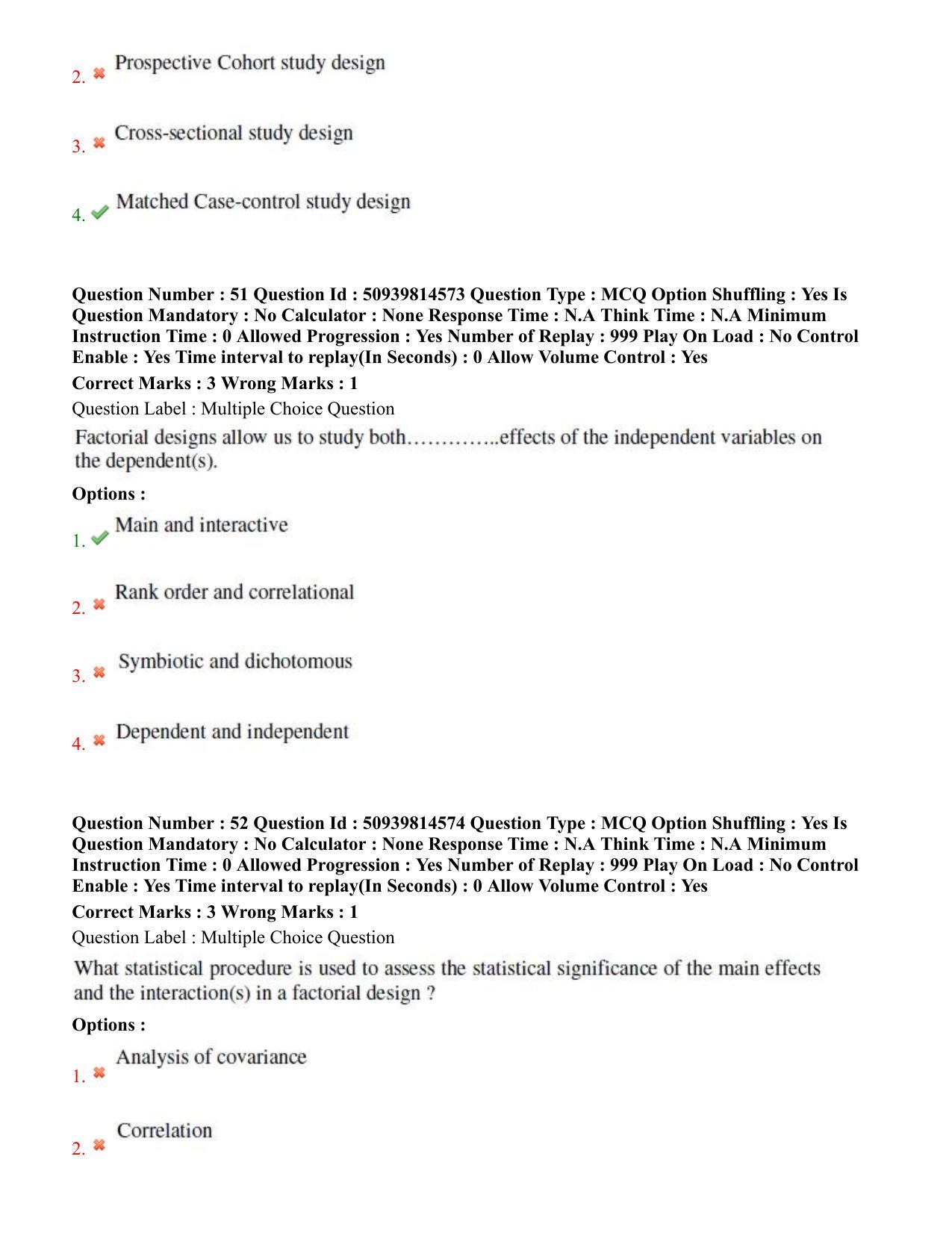 BHU RET Health Statistics 2020 Question Paper  - Page 33