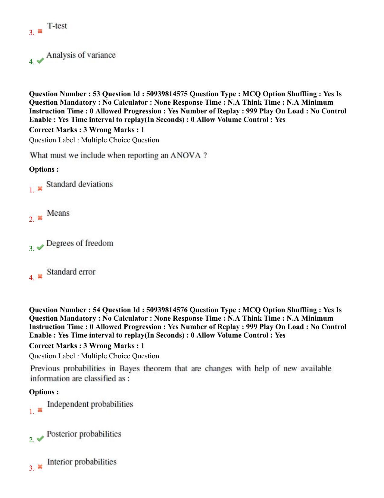 BHU RET Health Statistics 2020 Question Paper  - Page 34