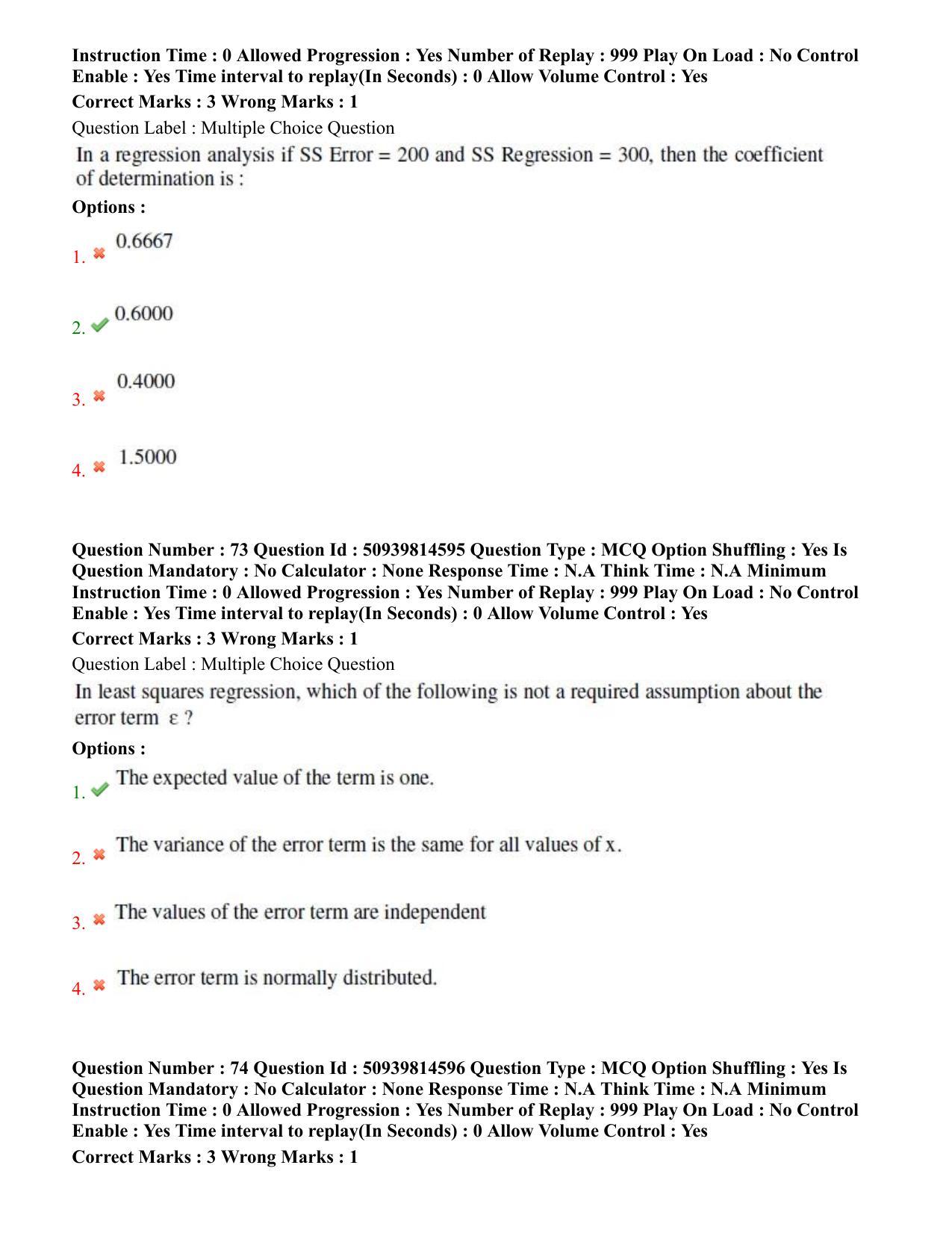 BHU RET Health Statistics 2020 Question Paper  - Page 43