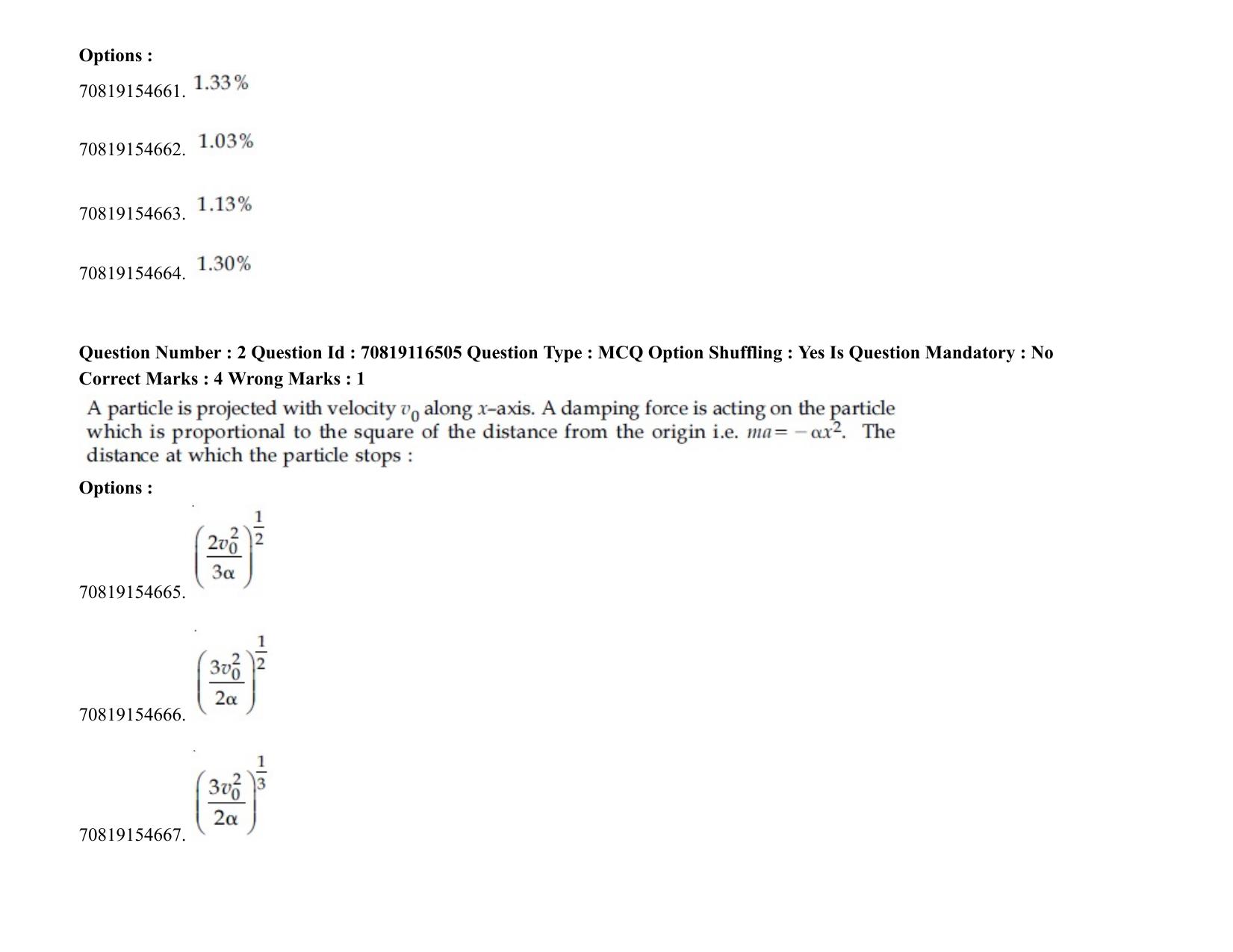 JEE Mains 2021: BTech EA  (Shift 2) 24-02-2021 Question Paper - Page 3